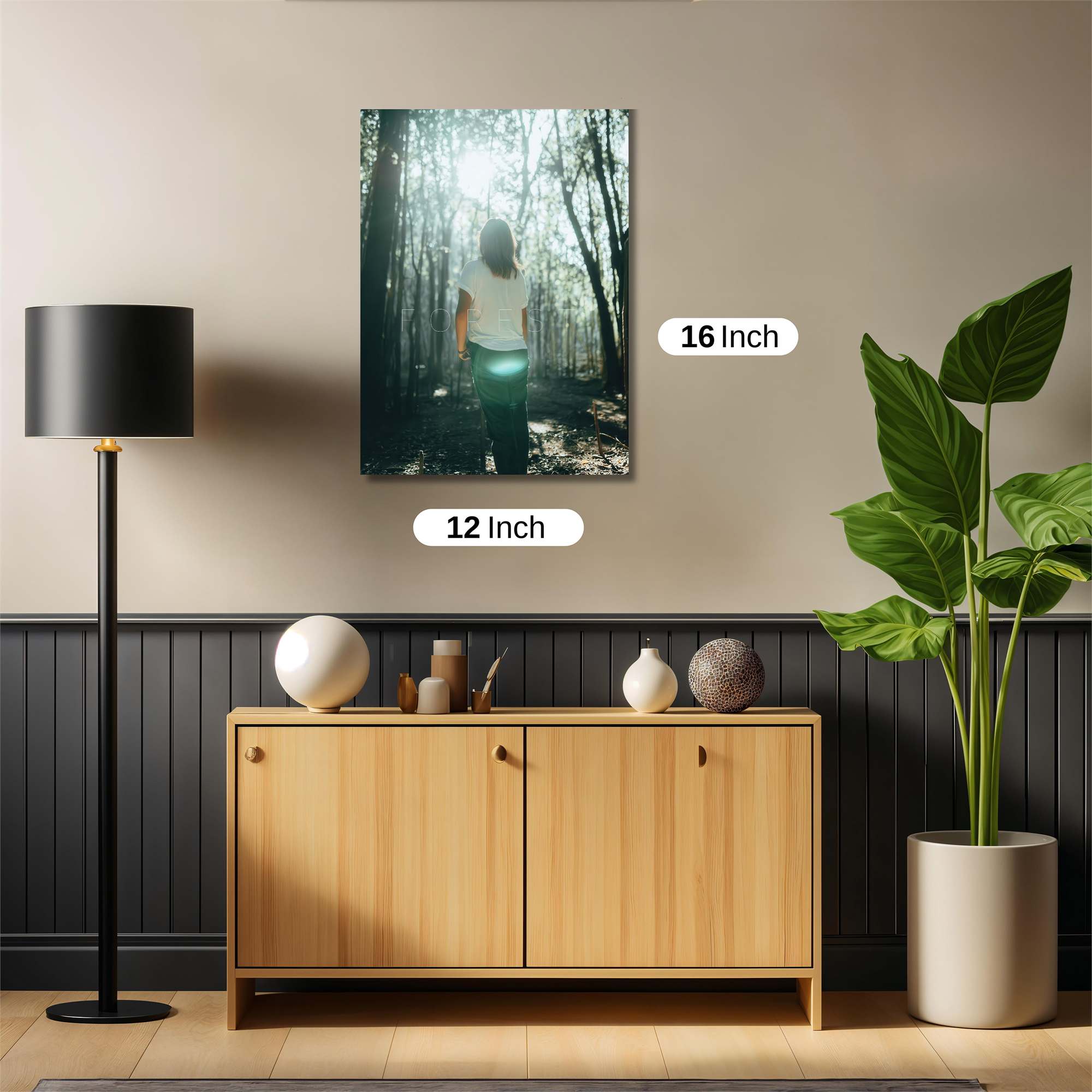 Forest Serenity Safe Wall Magnetic / M