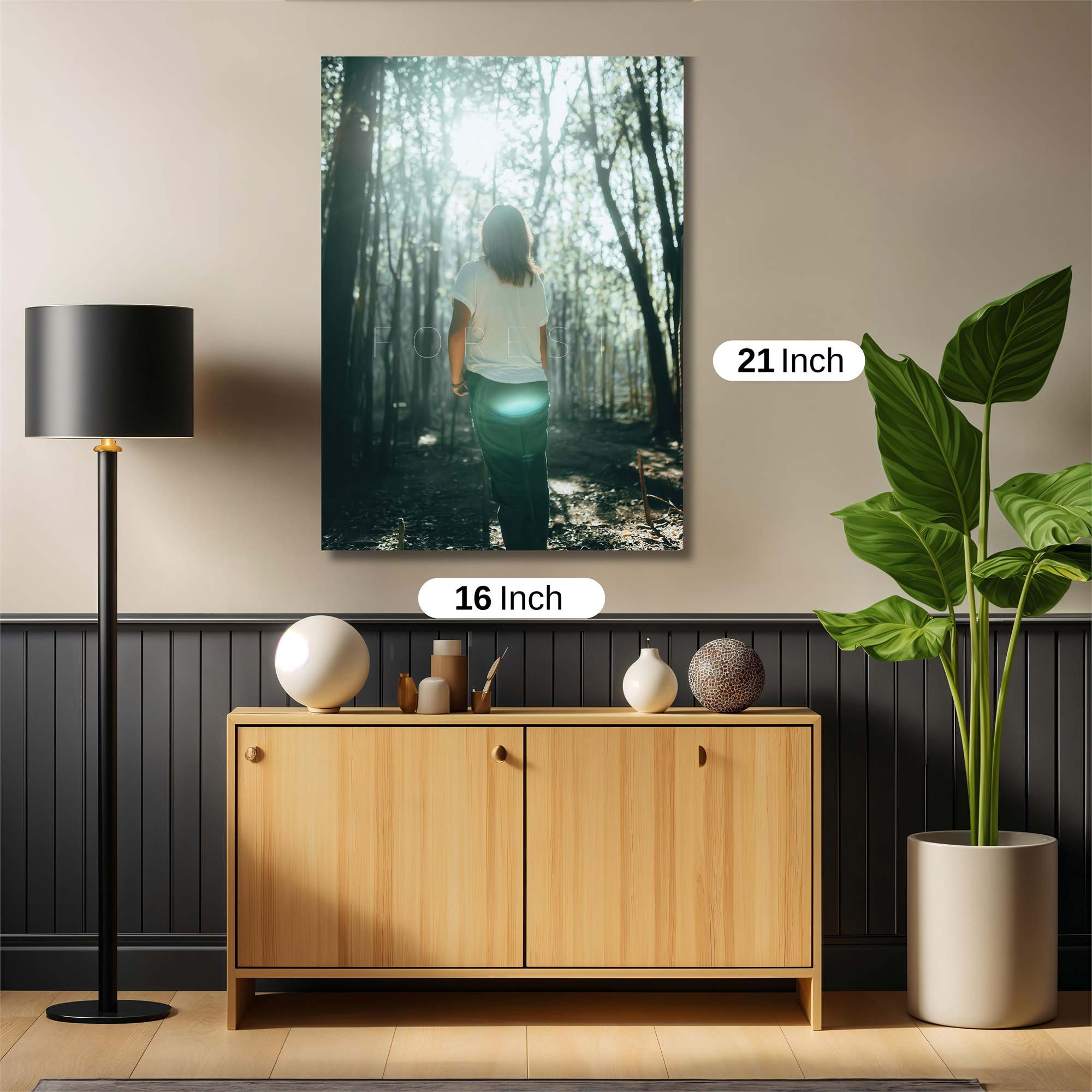 Forest Serenity Safe Wall Magnetic / M