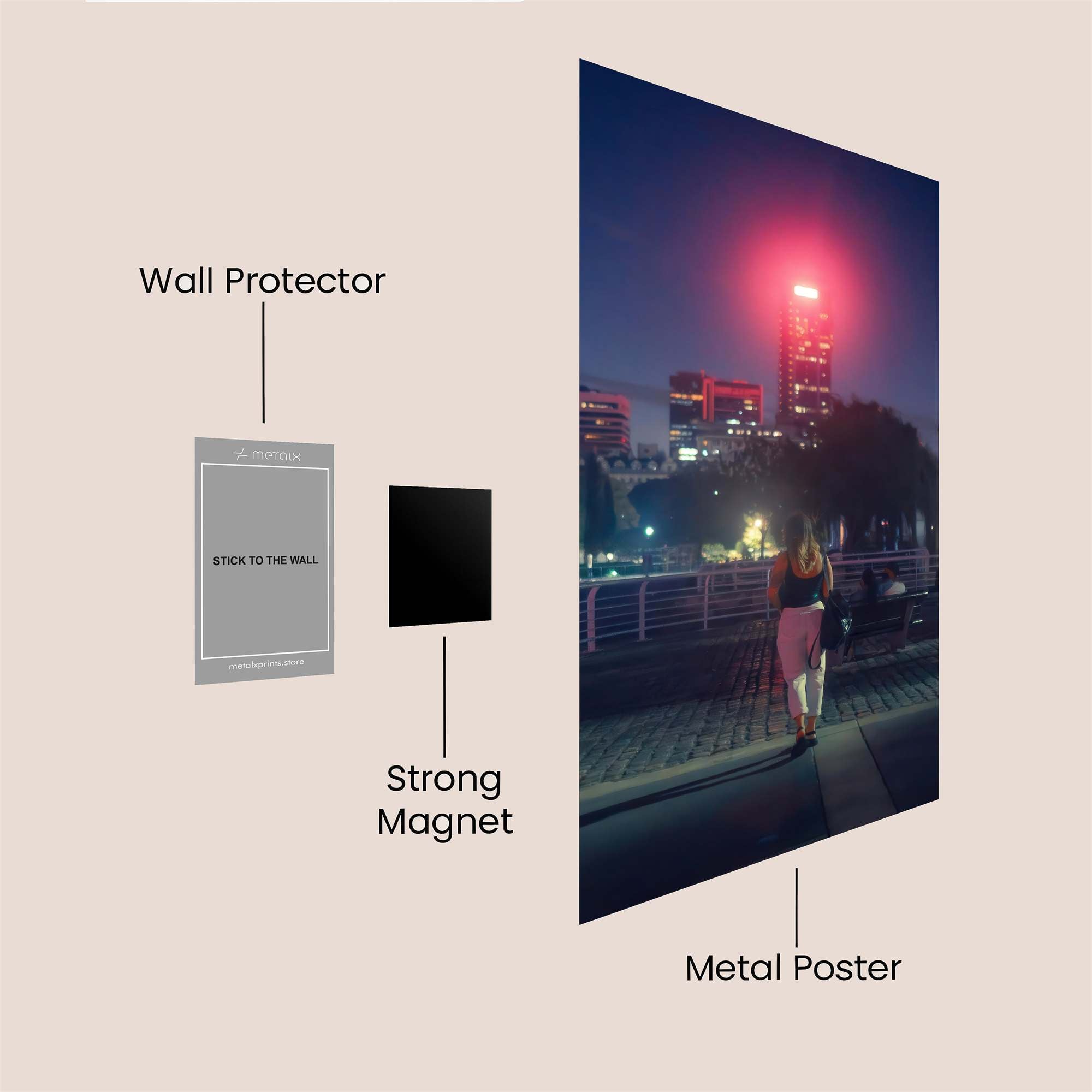 City Pulse Safe Wall Magnetic / M