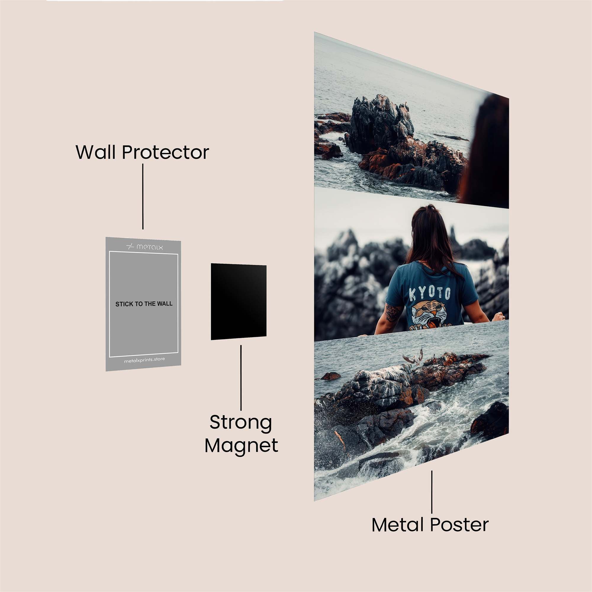 Kyoto Contemplation Safe Wall Magnetic / M