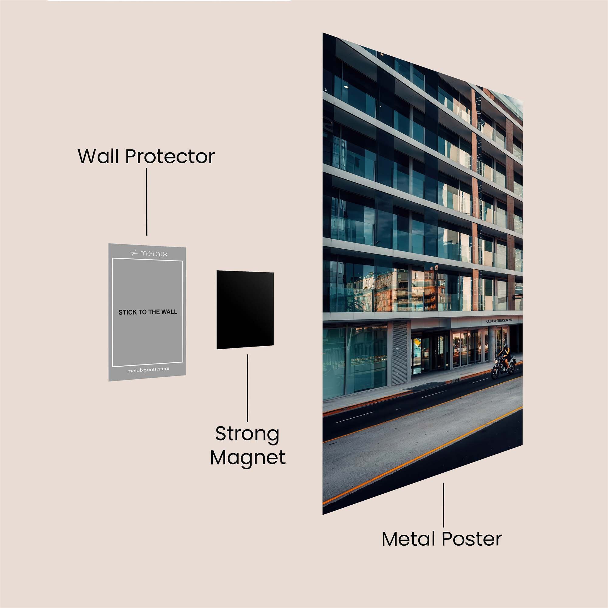 Urban Serenity Safe Wall Magnetic / M