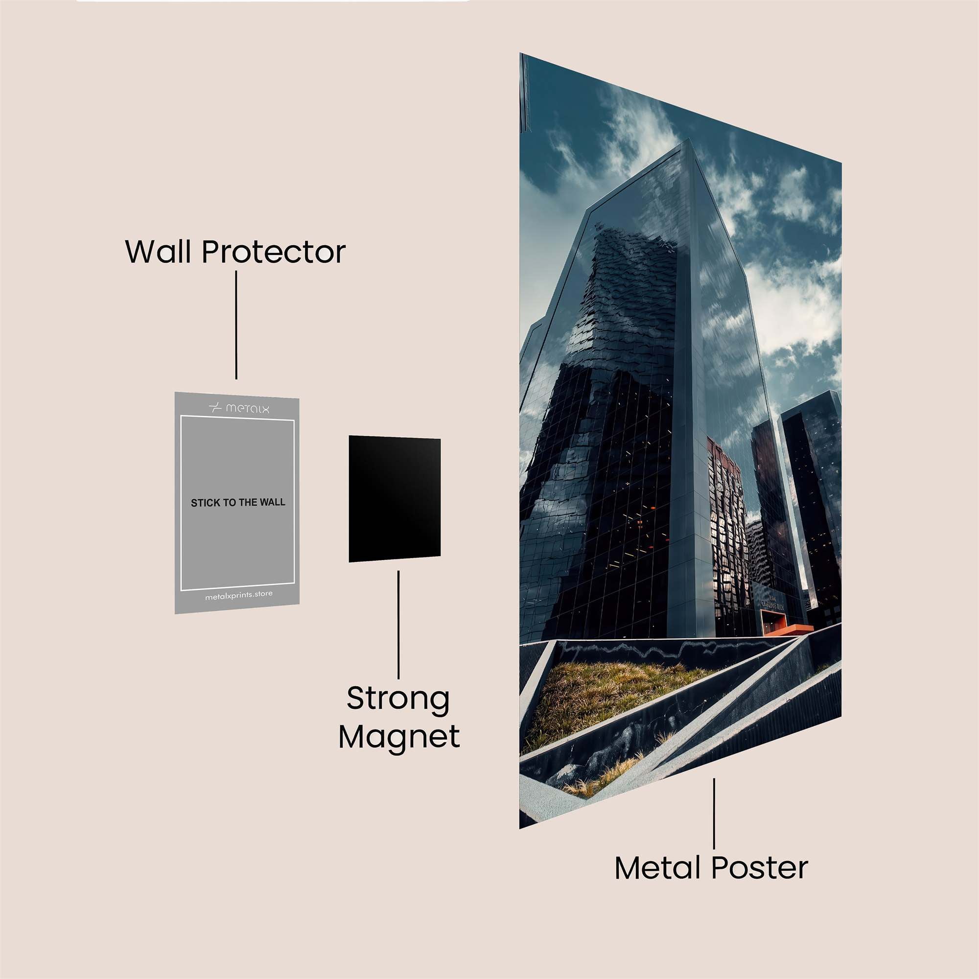Skyward Serenity Safe Wall Magnetic / M
