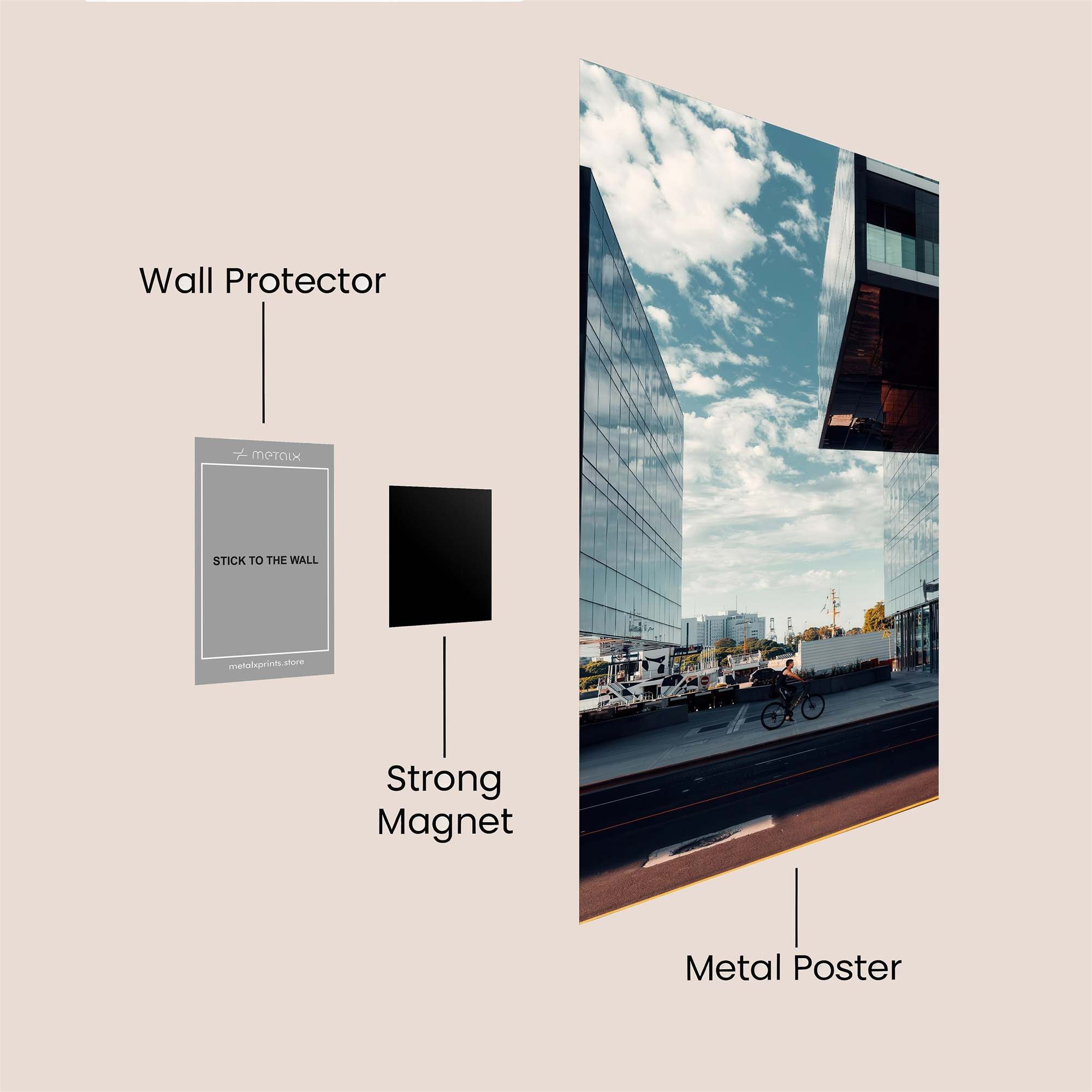 Urban Serenity Safe Wall Magnetic / M