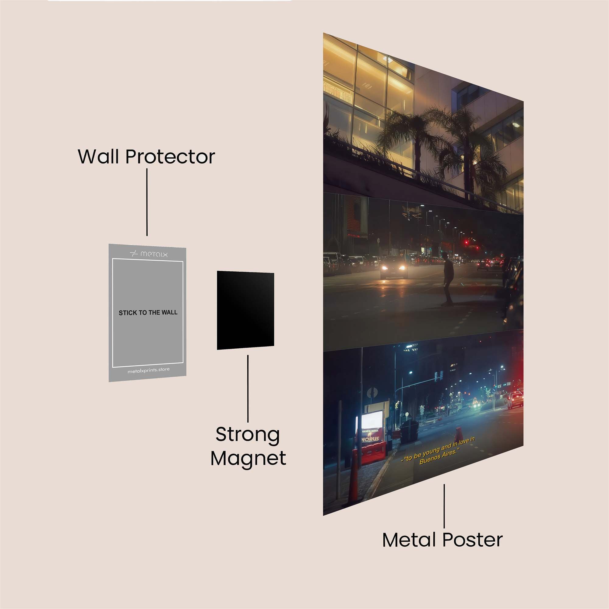Urban Twilight Safe Wall Magnetic / M