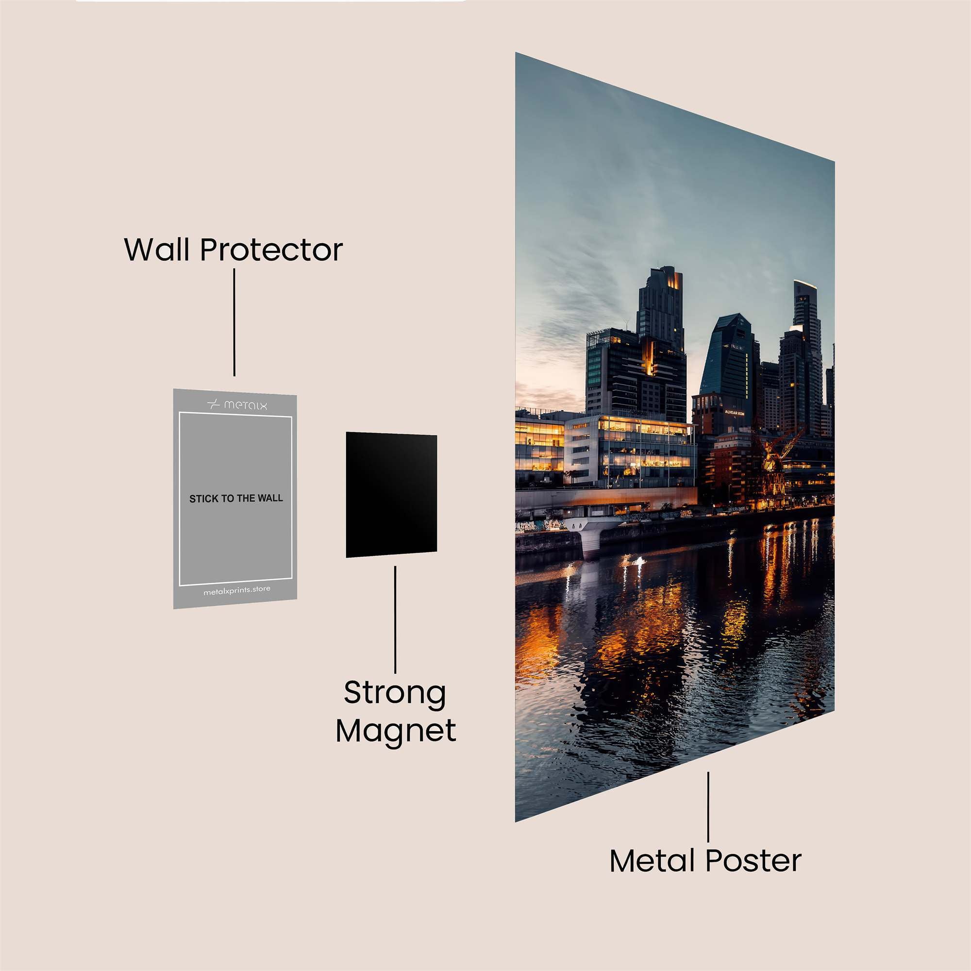 City Glow Safe Wall Magnetic / M