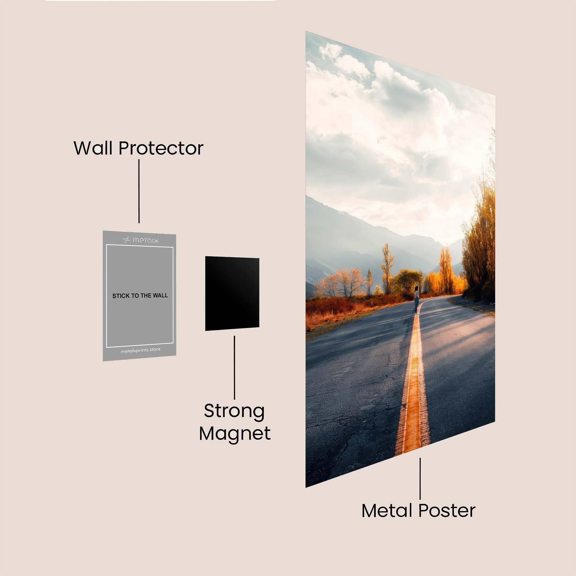 Journey Serene Safe Wall Magnetic / M