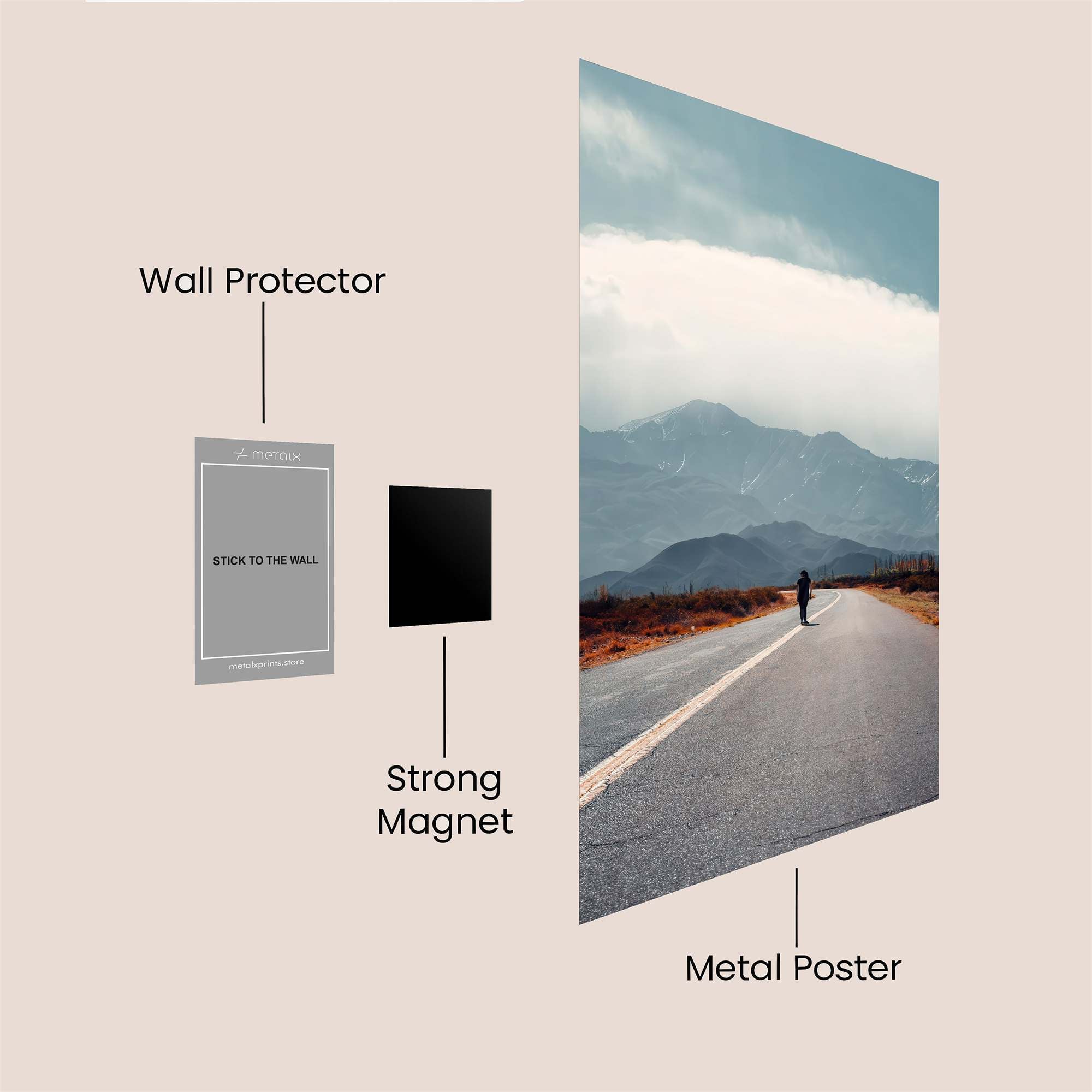 Journey Serene Safe Wall Magnetic / M
