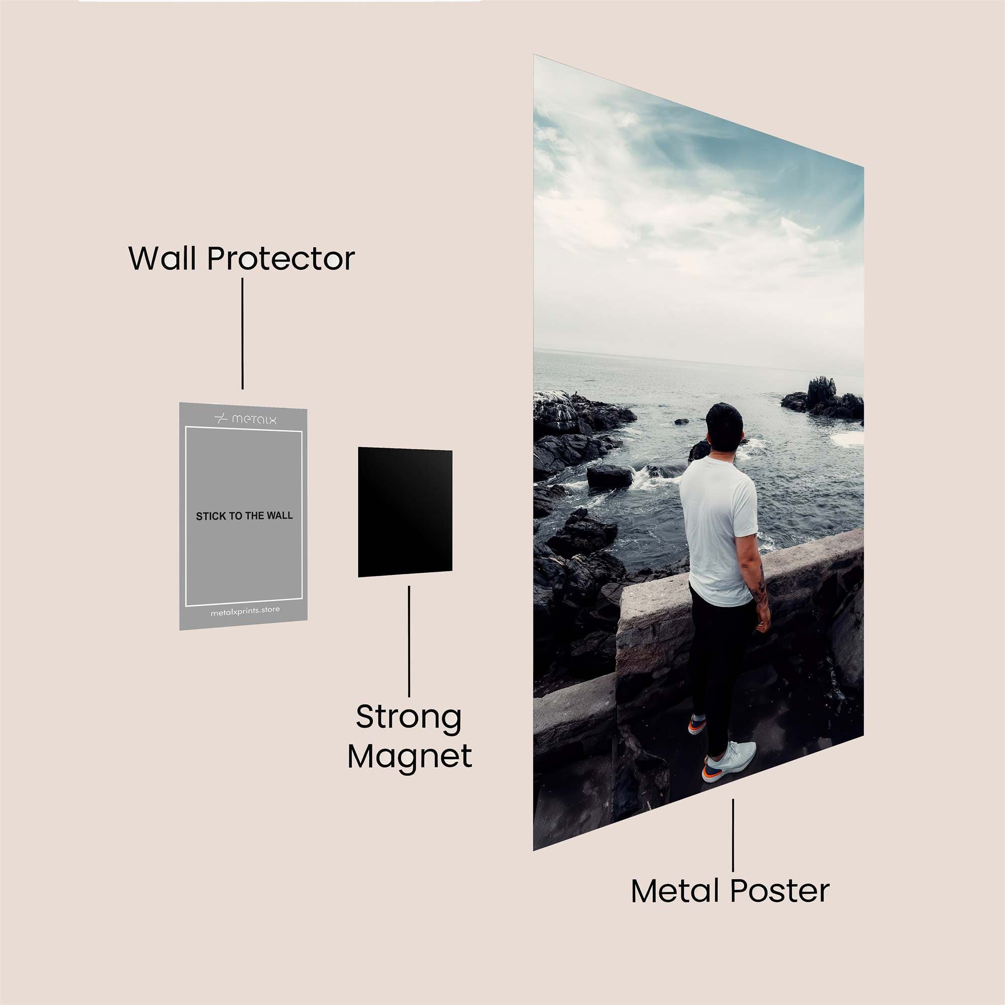 Solitude Whisper Safe Wall Magnetic / M