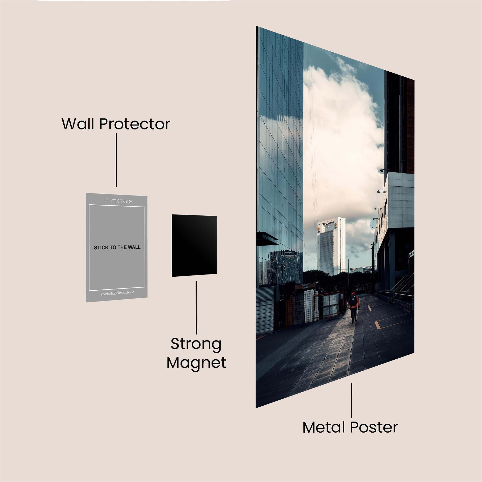 Urban Serenity Safe Wall Magnetic / M