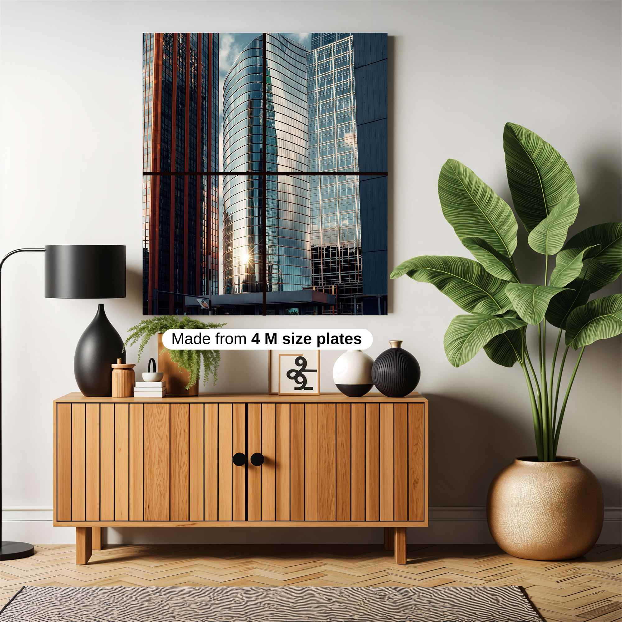 Skyscraper Serenity Safe Wall Magnetic / M