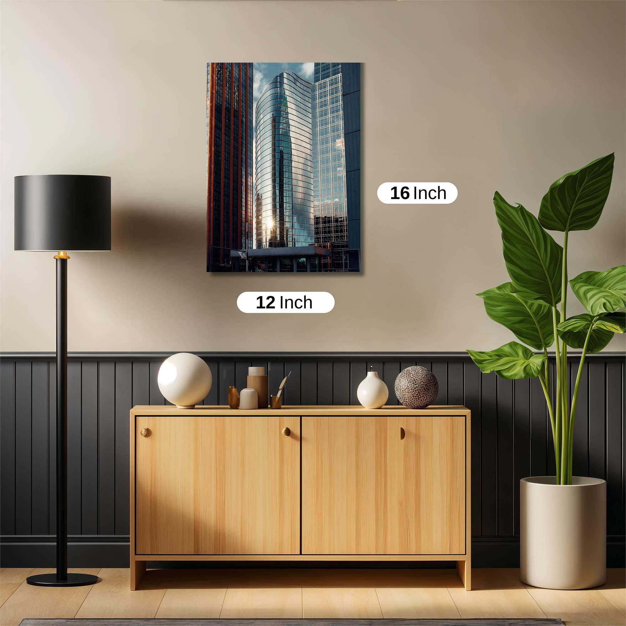 Skyscraper Serenity Safe Wall Magnetic / M