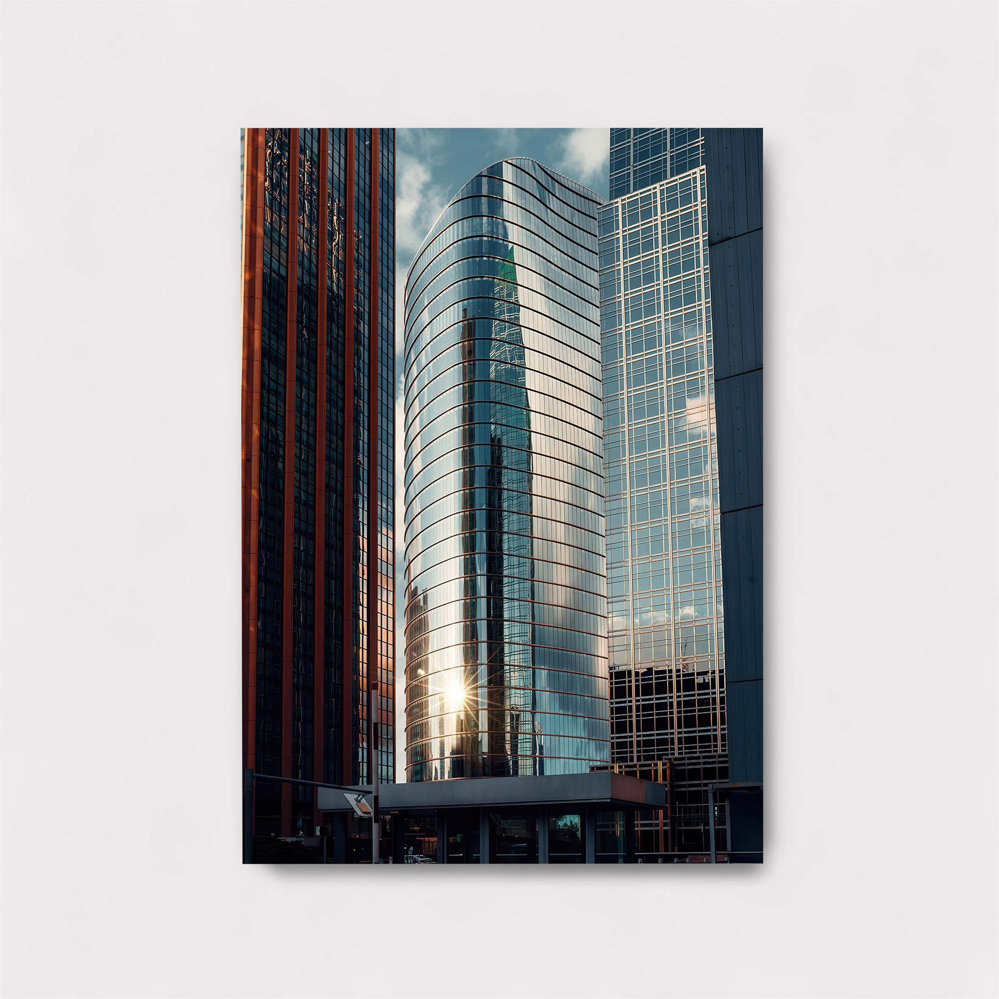 Skyscraper Serenity Safe Wall Magnetic / M