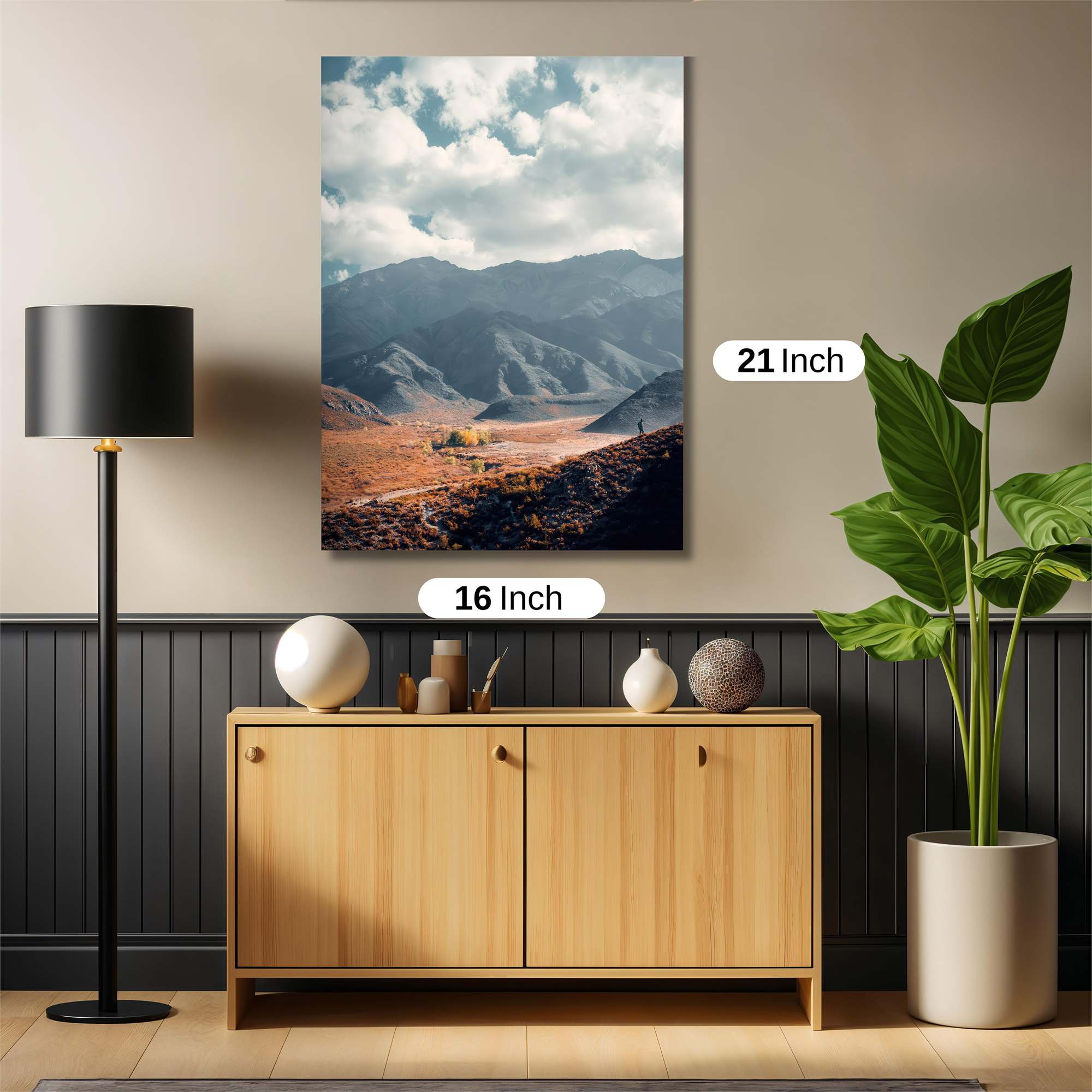 Mountain Serenity Safe Wall Magnetic / M