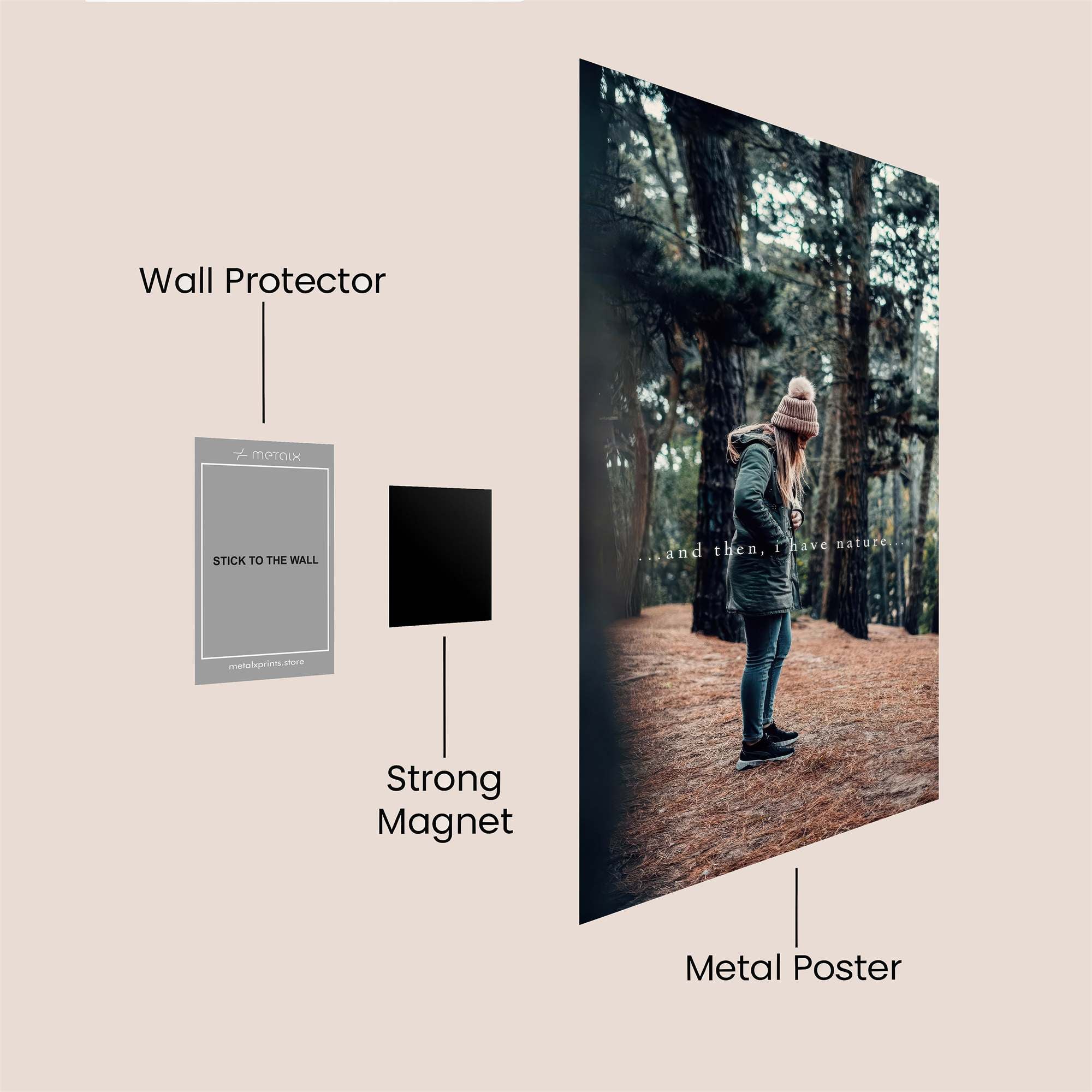 Forest Whimsy Safe Wall Magnetic / M