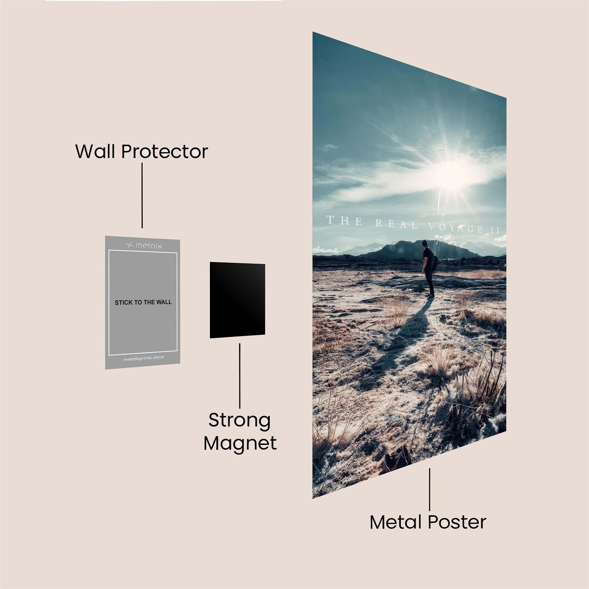 Journey Serene Safe Wall Magnetic / M