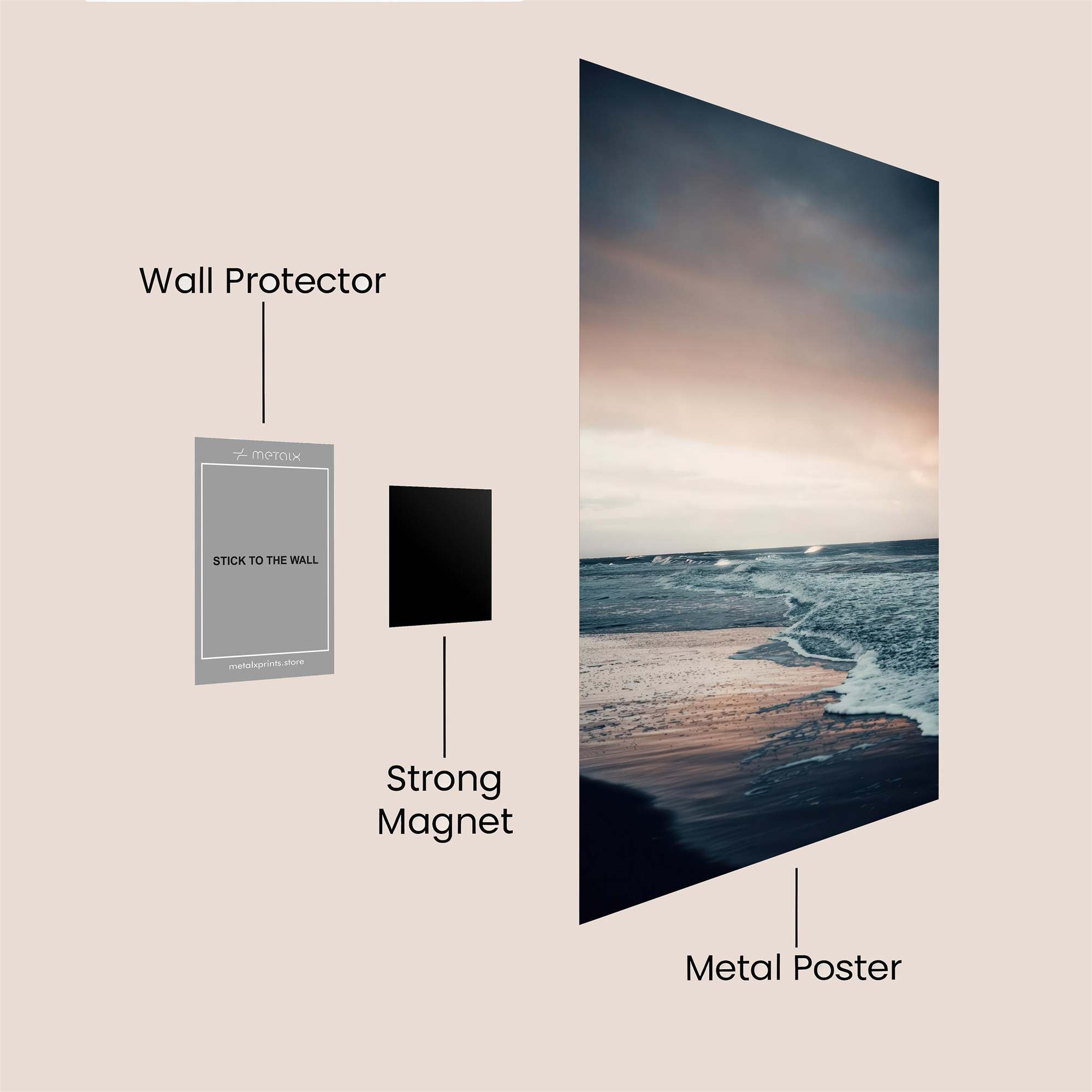 Oceanic Serenity Safe Wall Magnetic / M