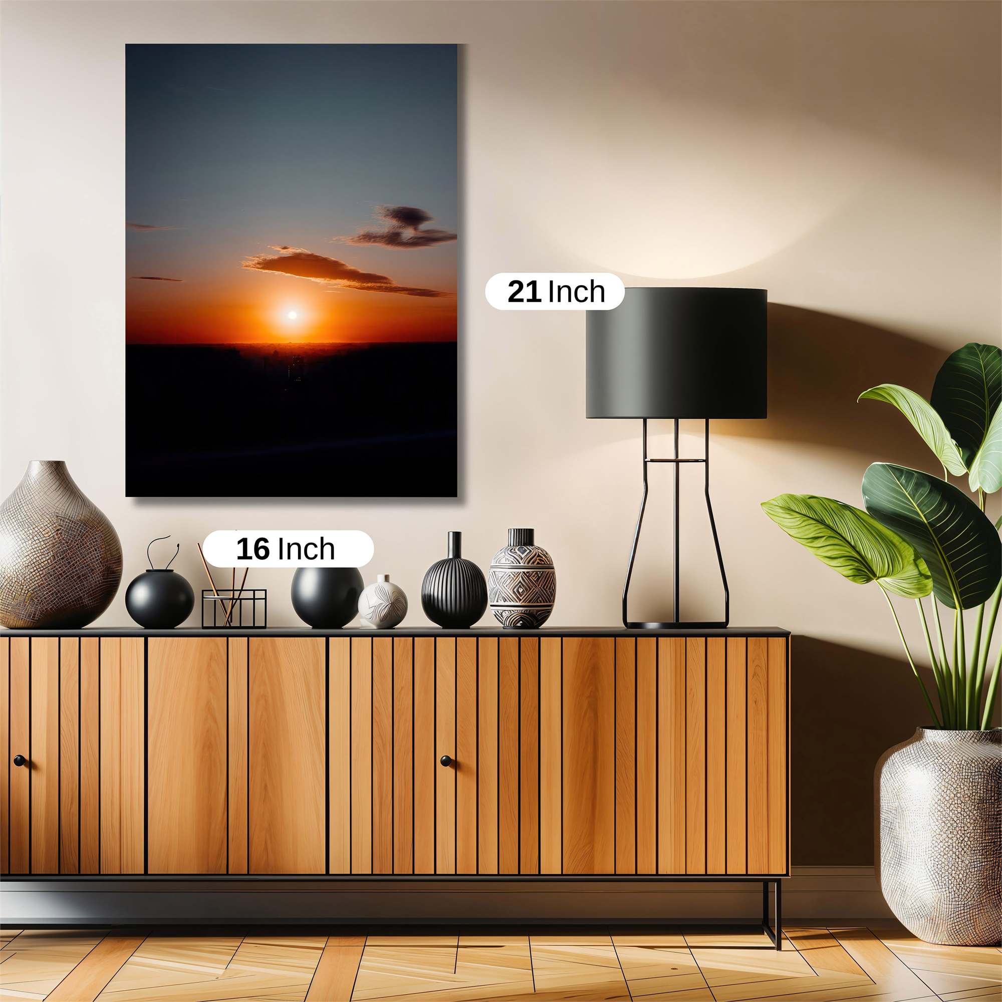 Sunset Serenity Safe Wall Magnetic / M