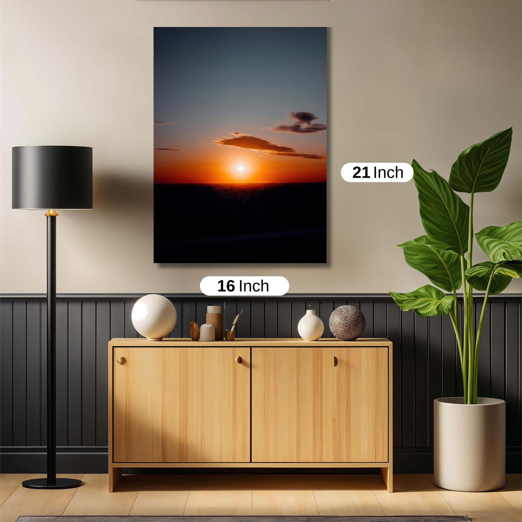Sunset Serenity Safe Wall Magnetic / M