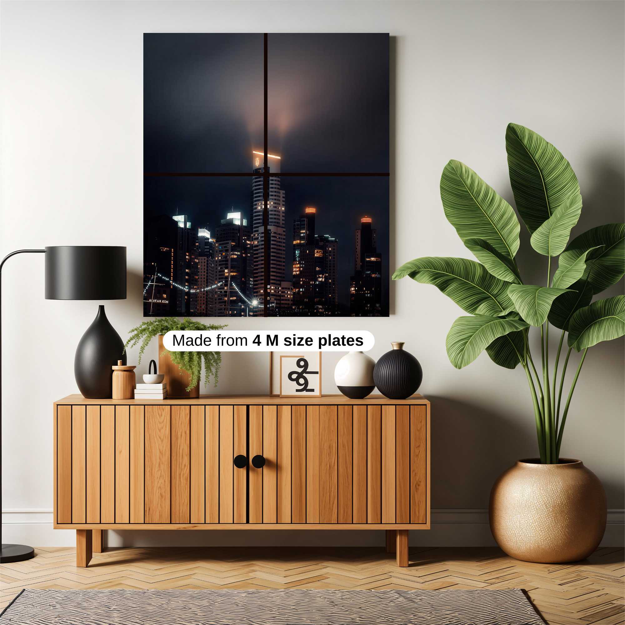 Skyscraper Glow Safe Wall Magnetic / M