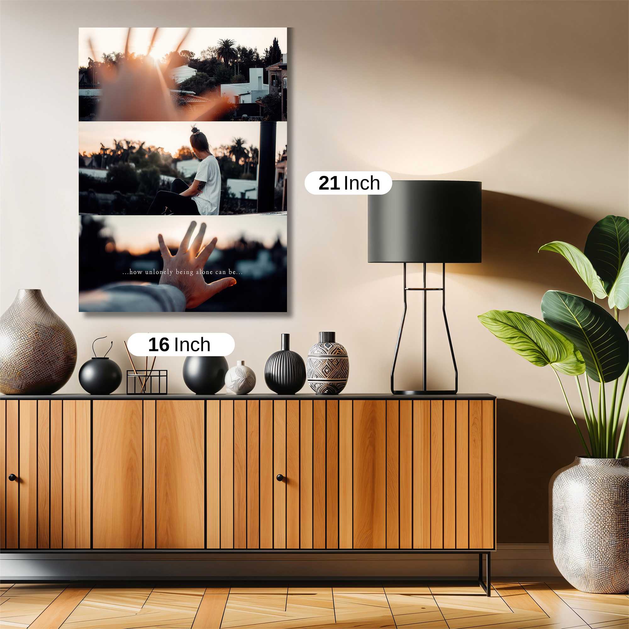 Sunset Solitude Safe Wall Magnetic / M