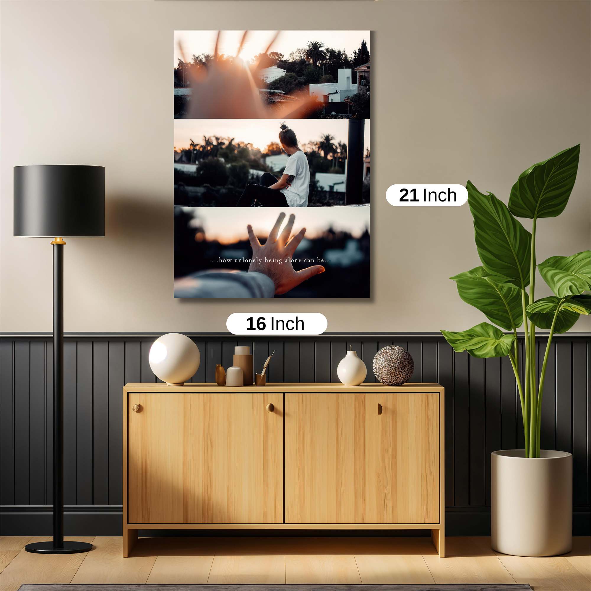 Sunset Solitude Safe Wall Magnetic / M