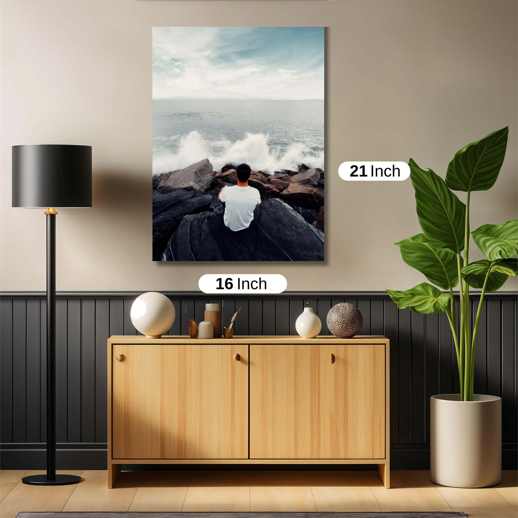 Ocean Serenity Safe Wall Magnetic / M