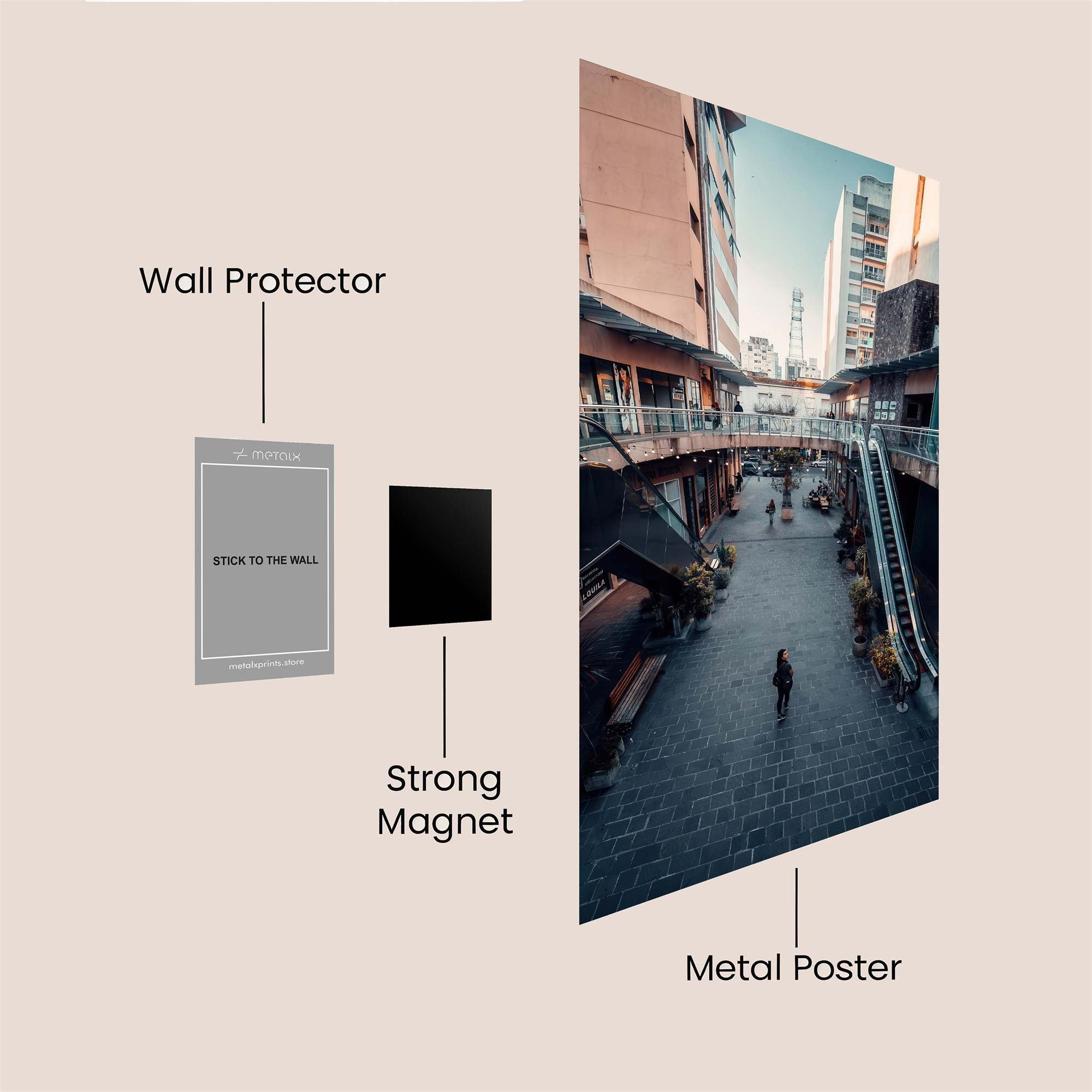 Urban Serenity Safe Wall Magnetic / M