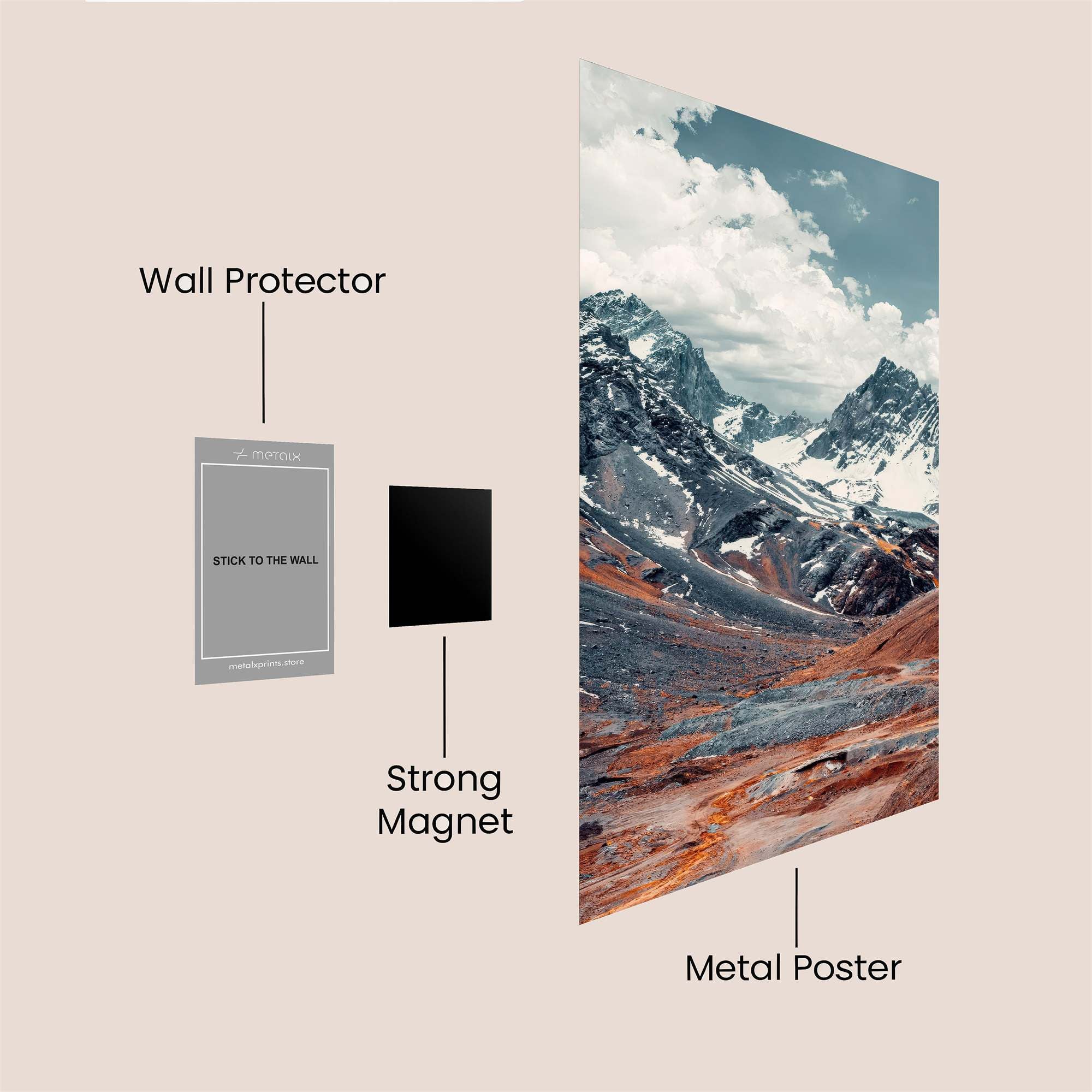 Andes Serene Safe Wall Magnetic / M