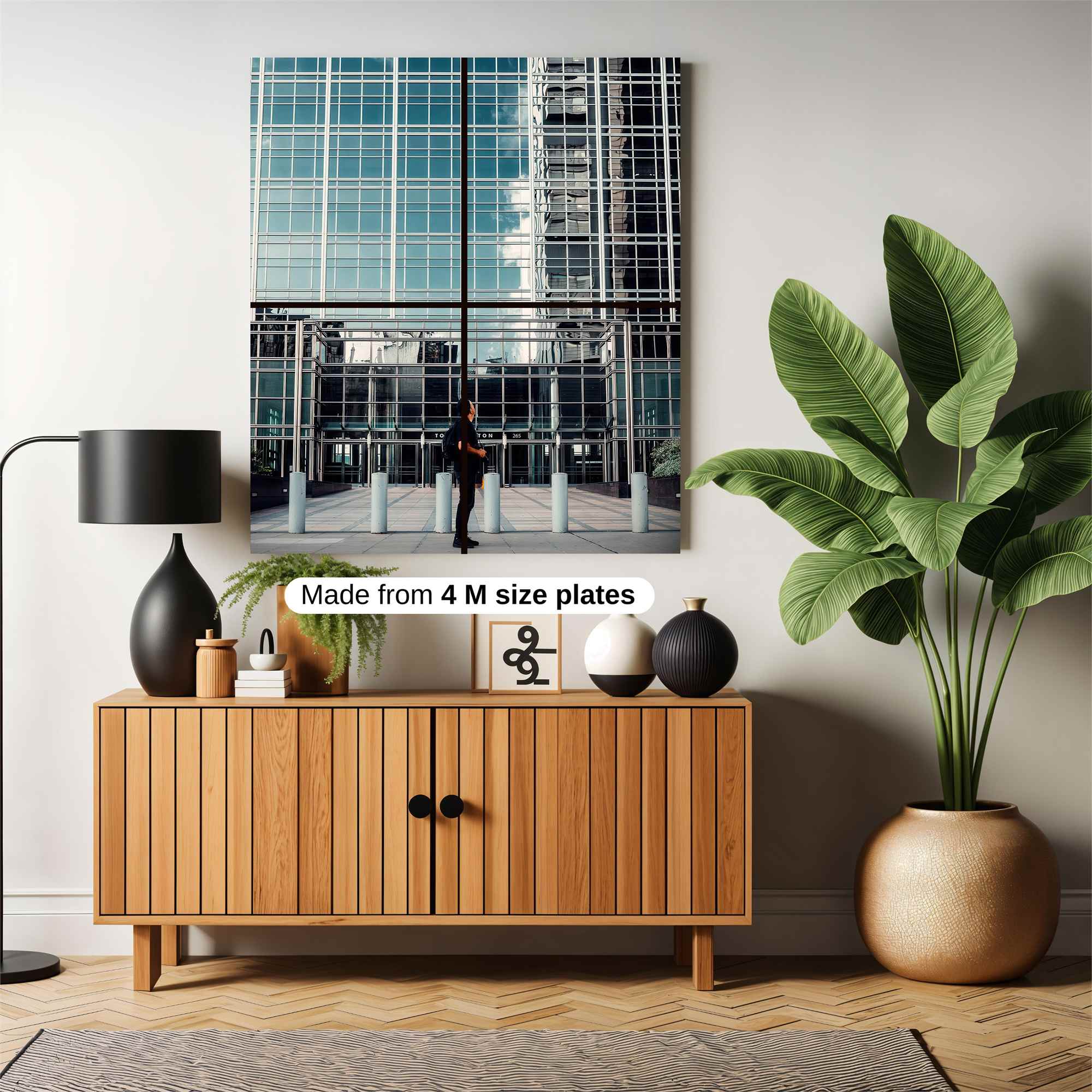 Skyscraper Serenity Safe Wall Magnetic / M