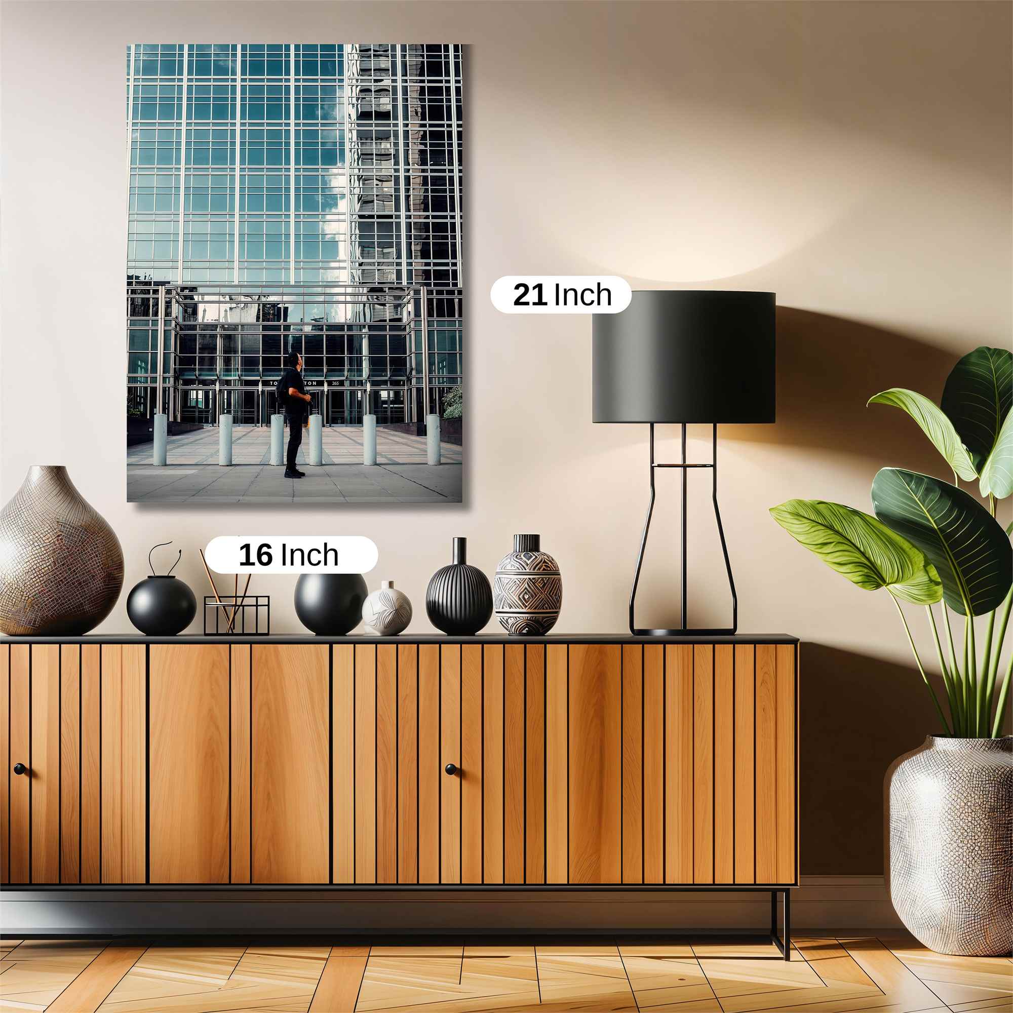 Skyscraper Serenity Safe Wall Magnetic / M