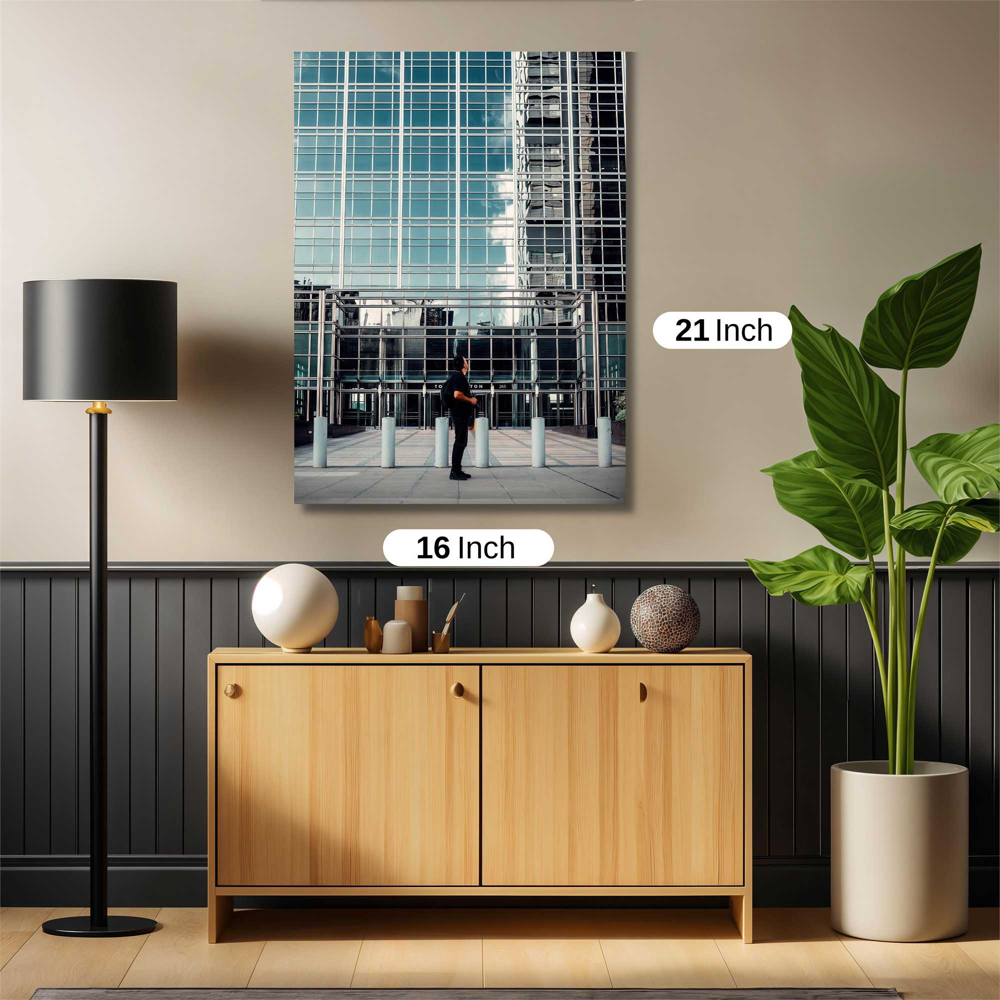 Skyscraper Serenity Safe Wall Magnetic / M
