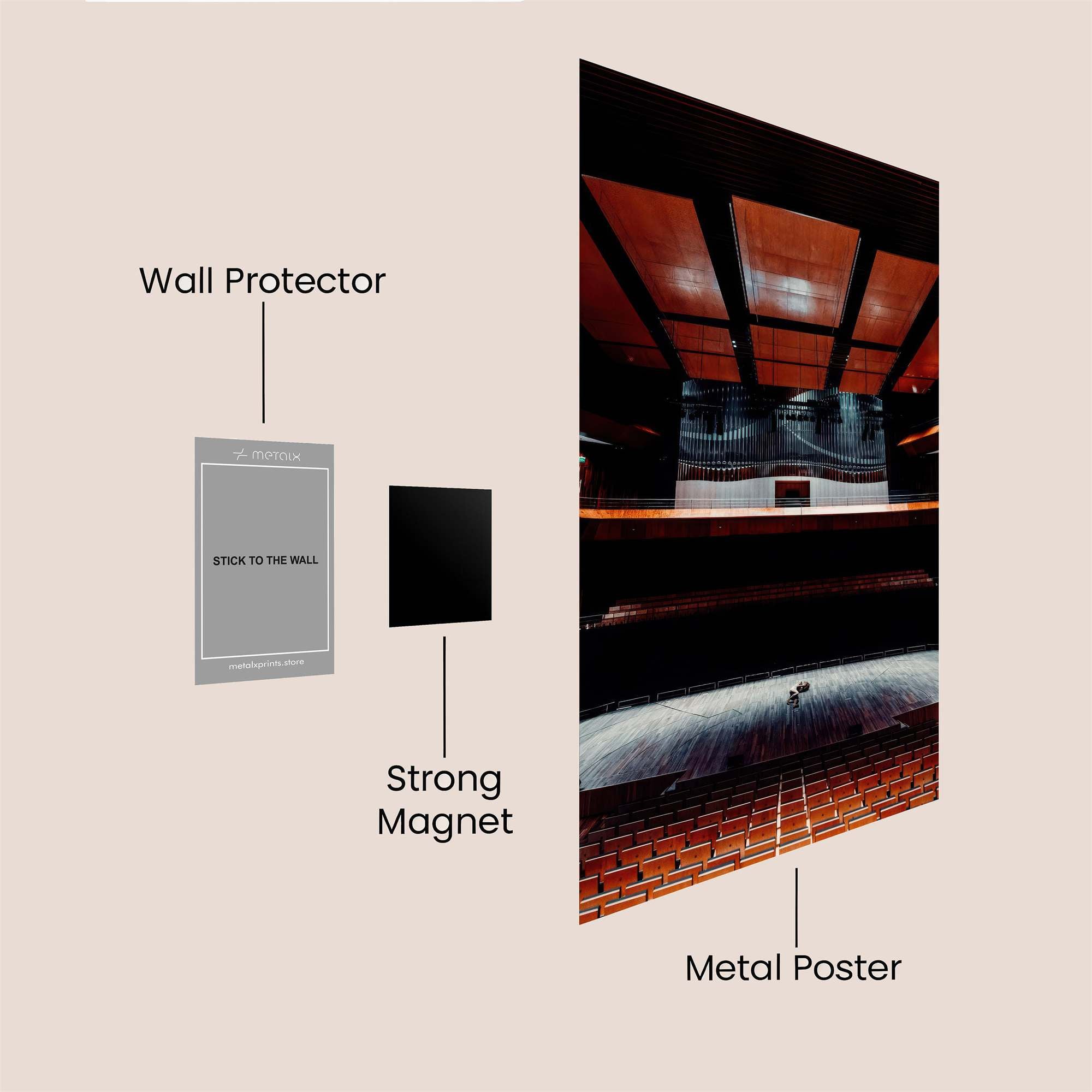 Opera Elegance Safe Wall Magnetic / M