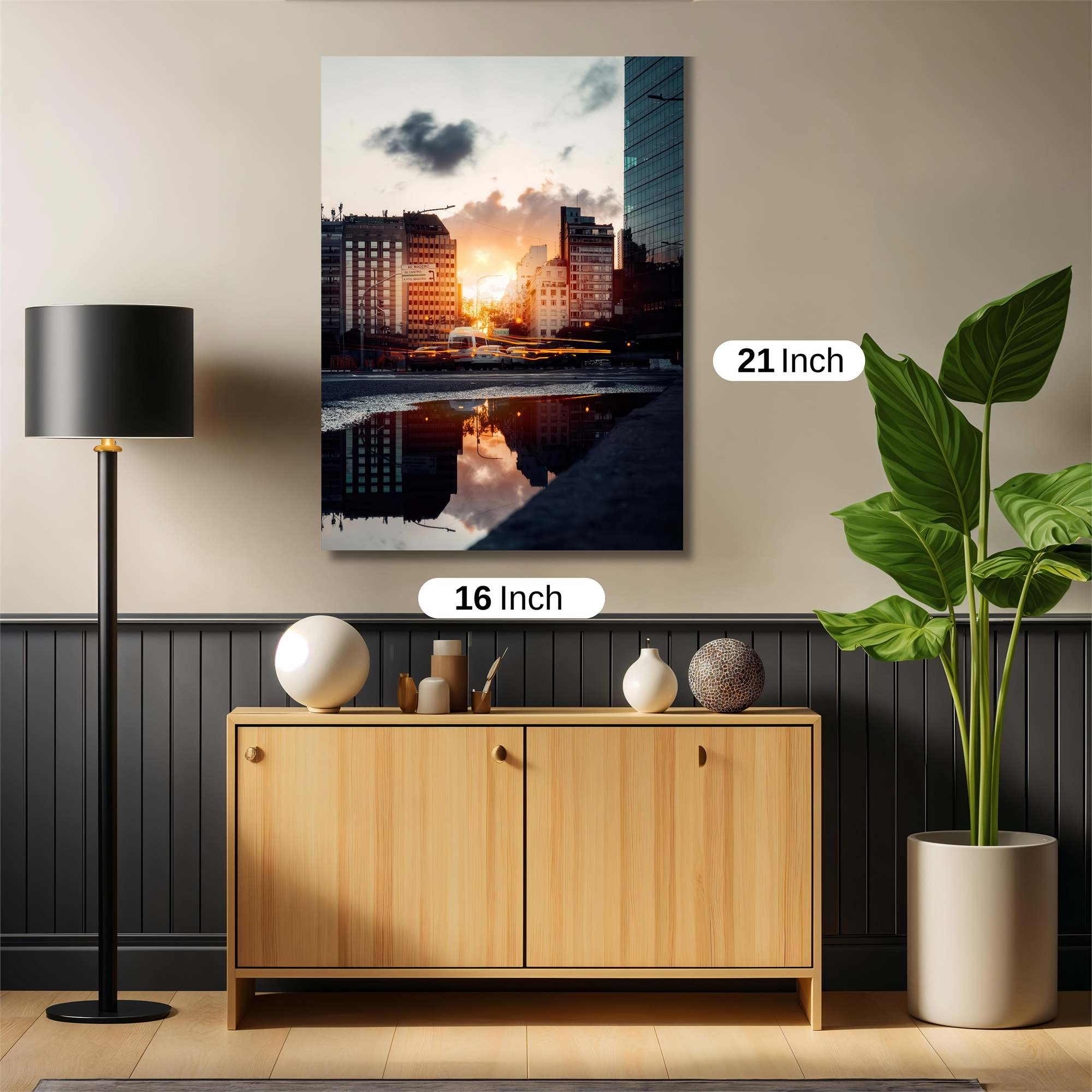 Sunset Serenity Safe Wall Magnetic / M