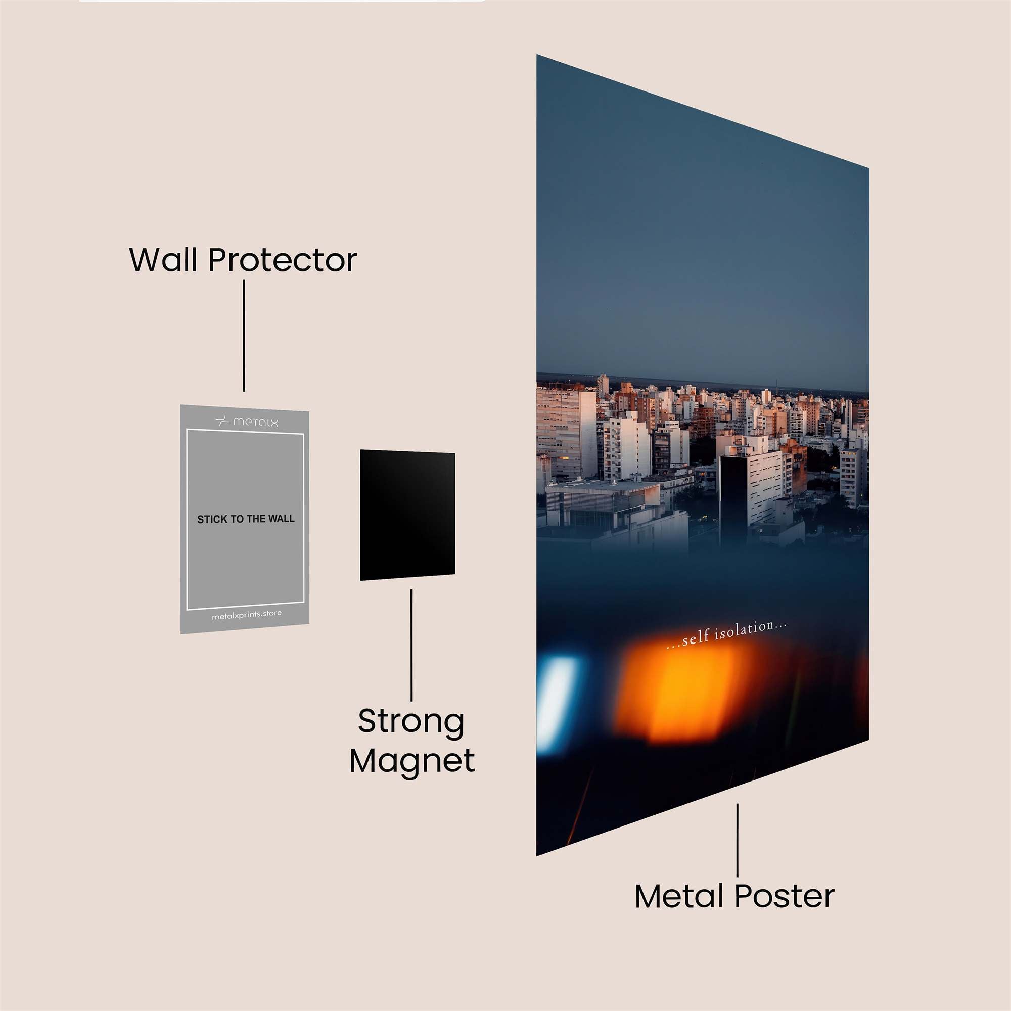 City Solitude Safe Wall Magnetic / M