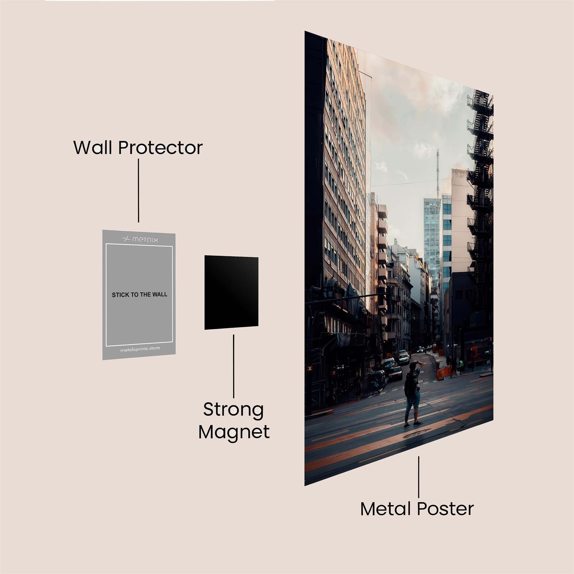 City Solitude Safe Wall Magnetic / M