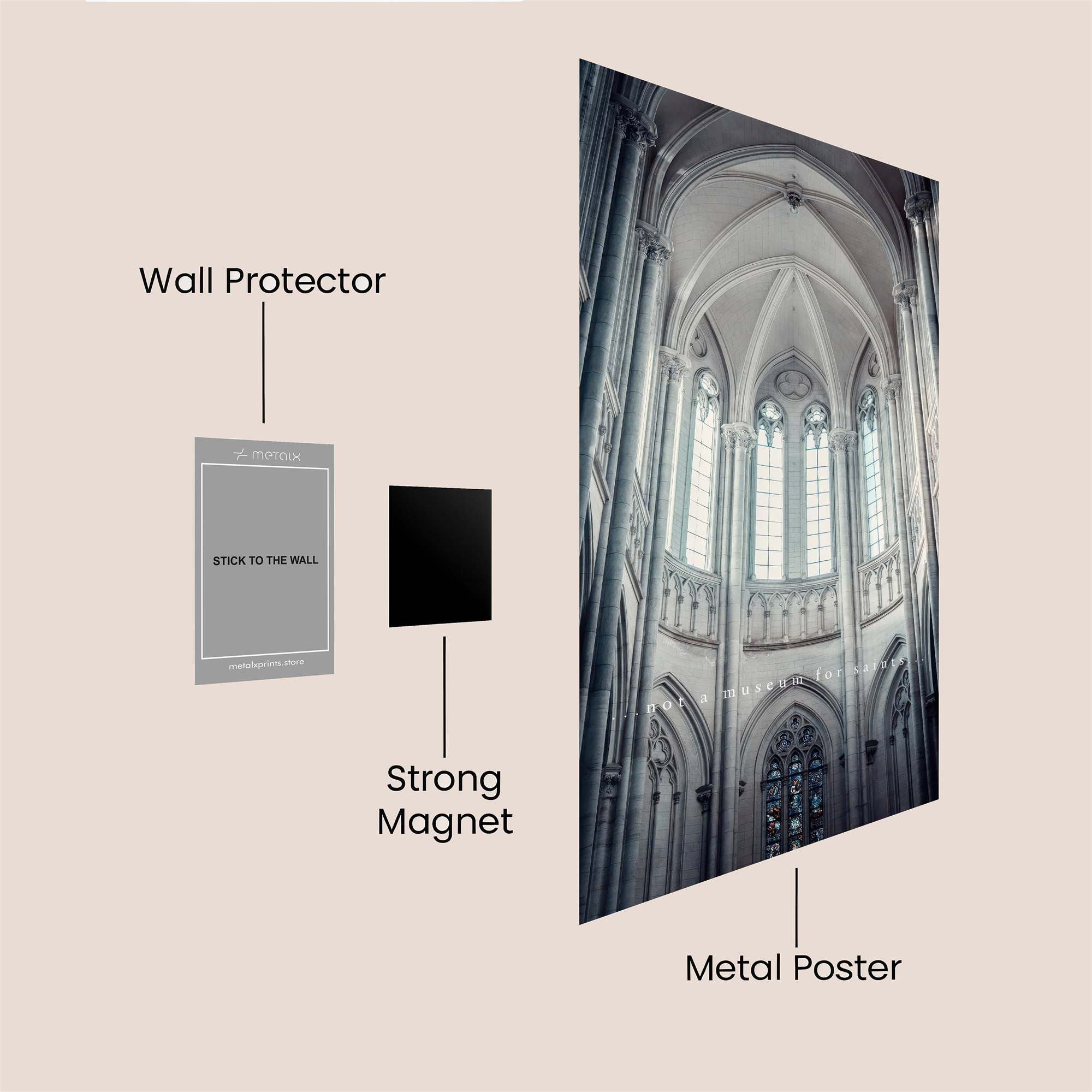 Cathedral Serenity Safe Wall Magnetic / M