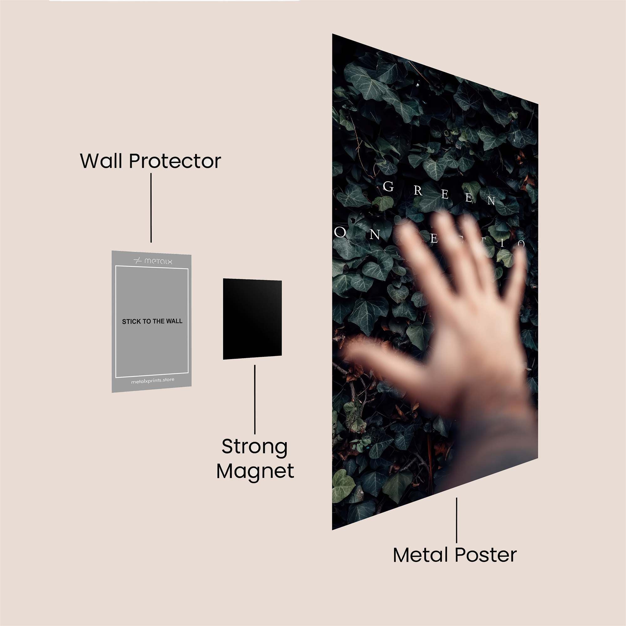 Nature's Whisper Safe Wall Magnetic / M