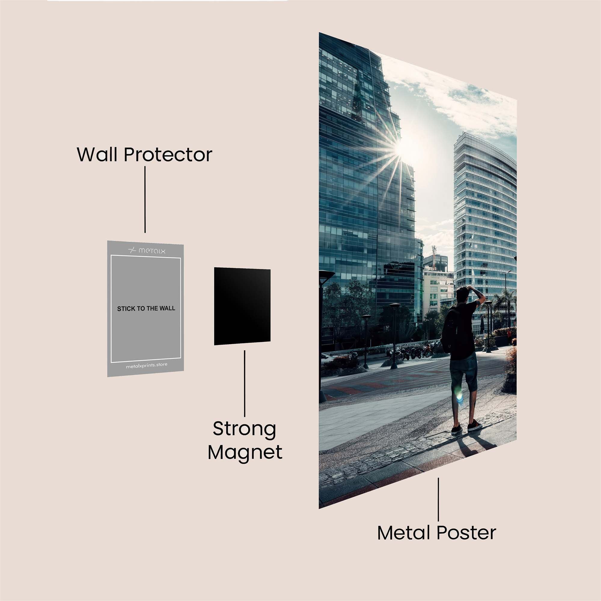 City Radiance Safe Wall Magnetic / M
