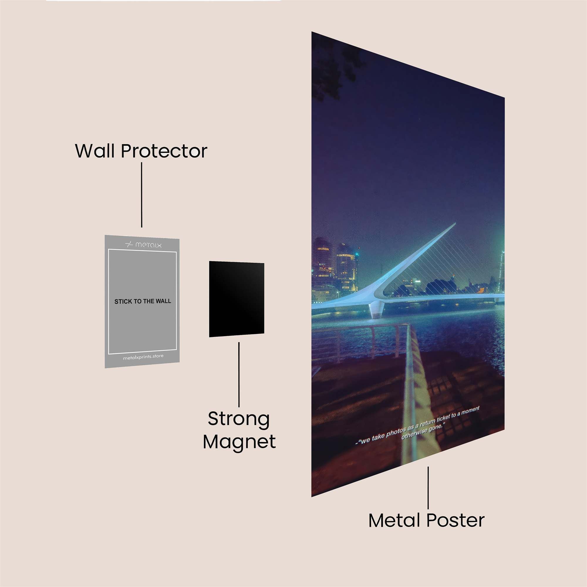 Puente Serenity Safe Wall Magnetic / M