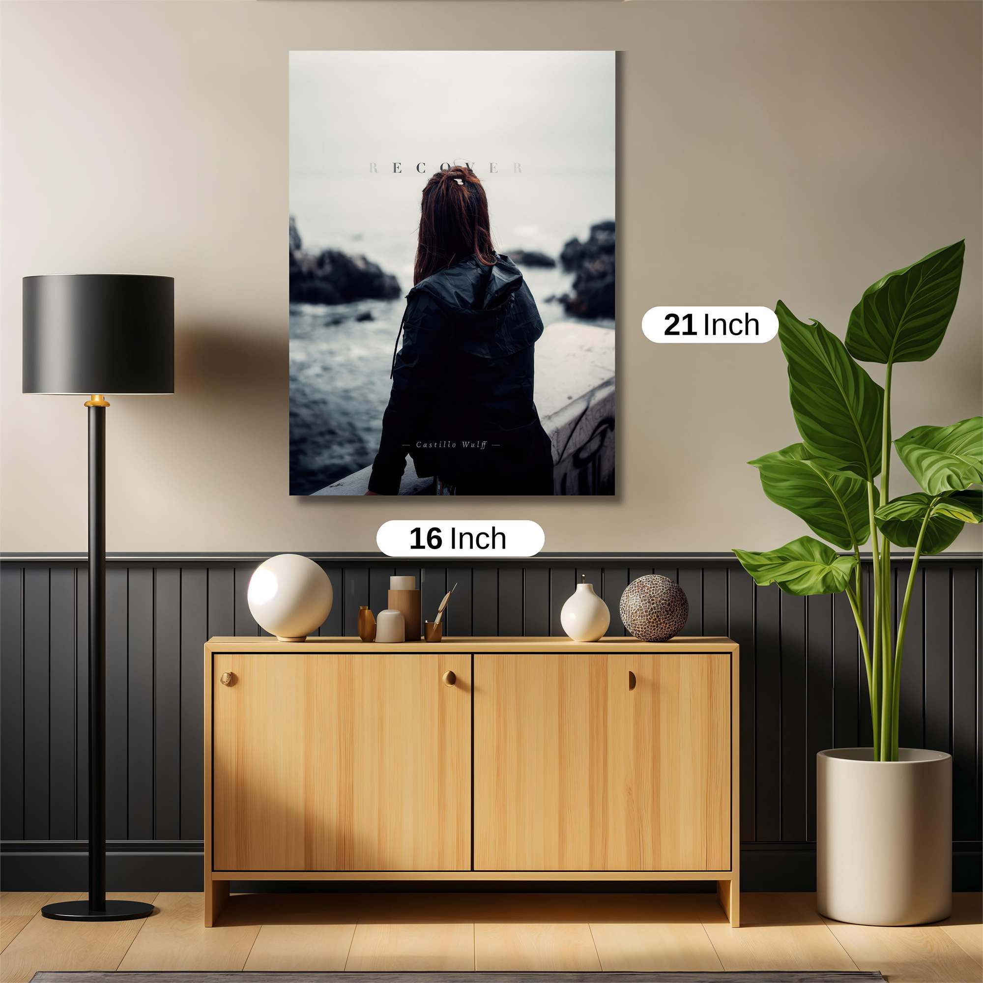 Solitude Echoes Safe Wall Magnetic / M