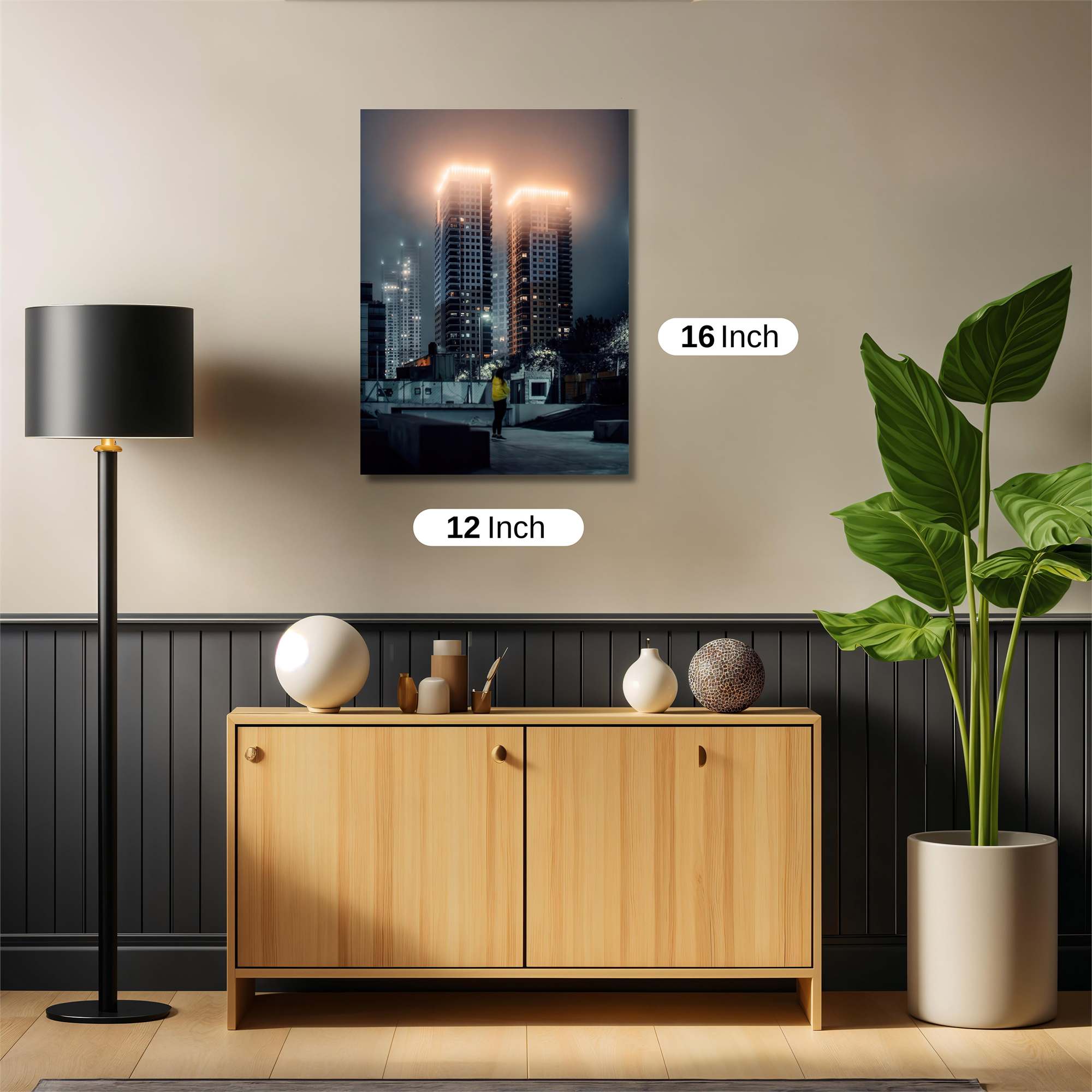 Skyline Glow Safe Wall Magnetic / M