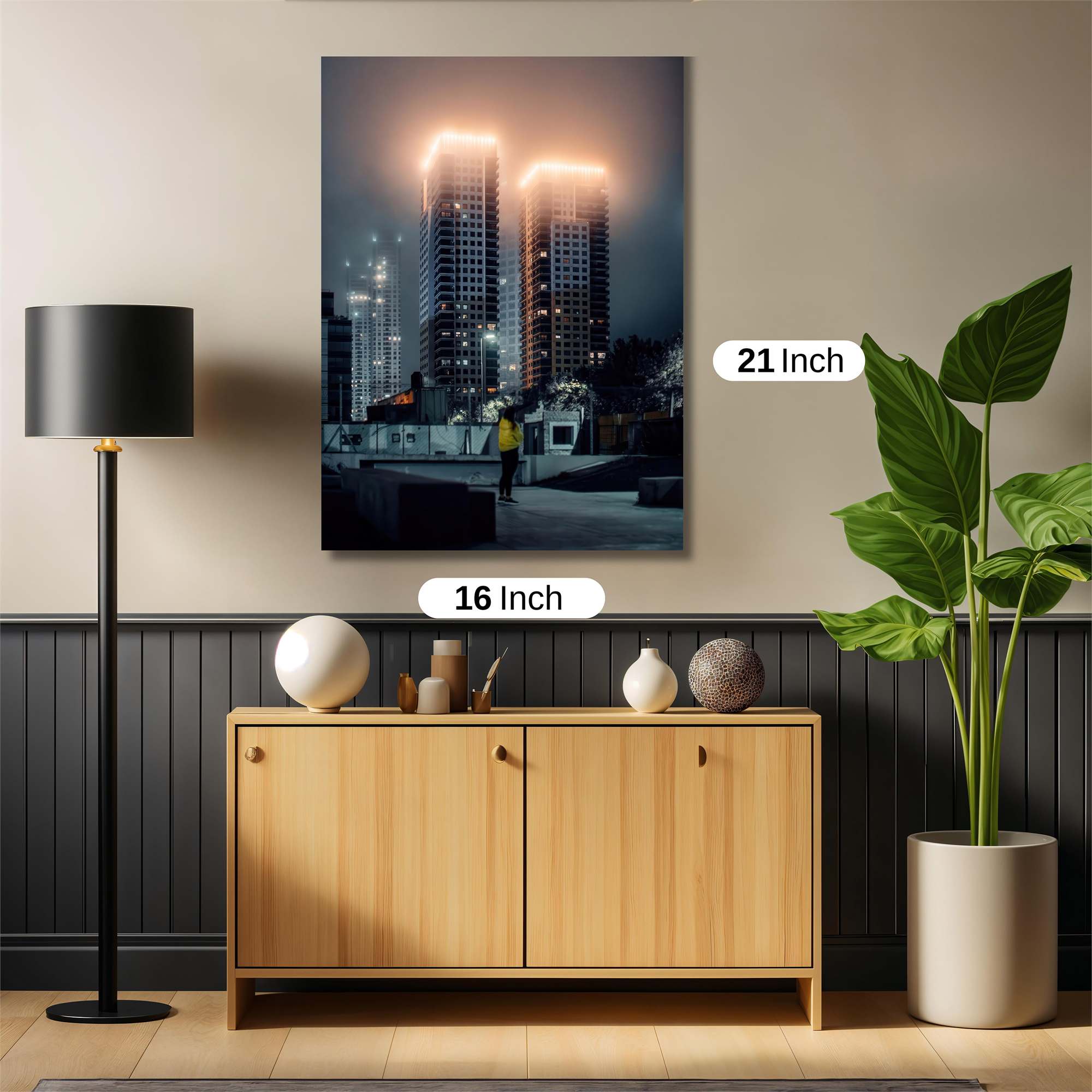 Skyline Glow Safe Wall Magnetic / M