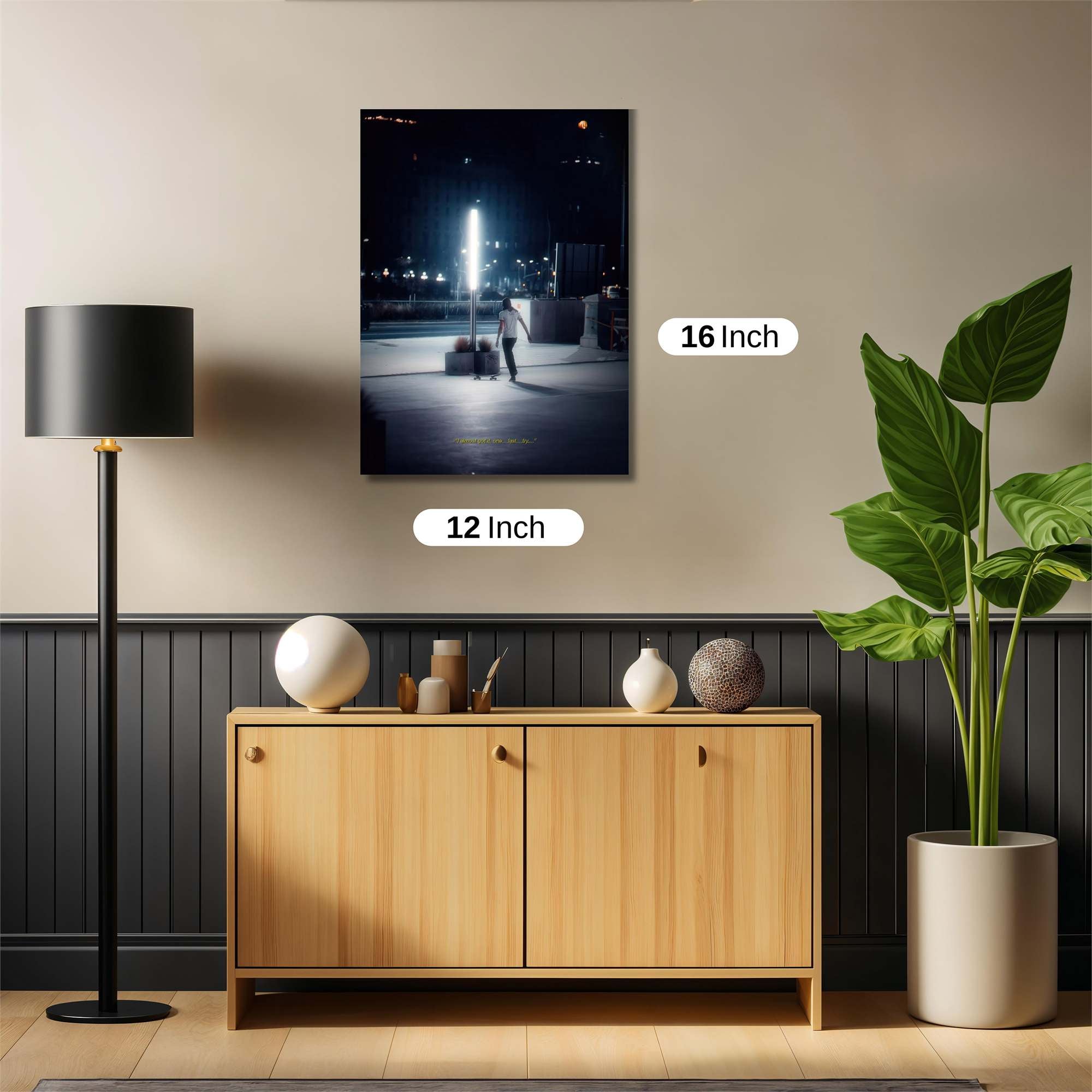 Night Skate Safe Wall Magnetic / M