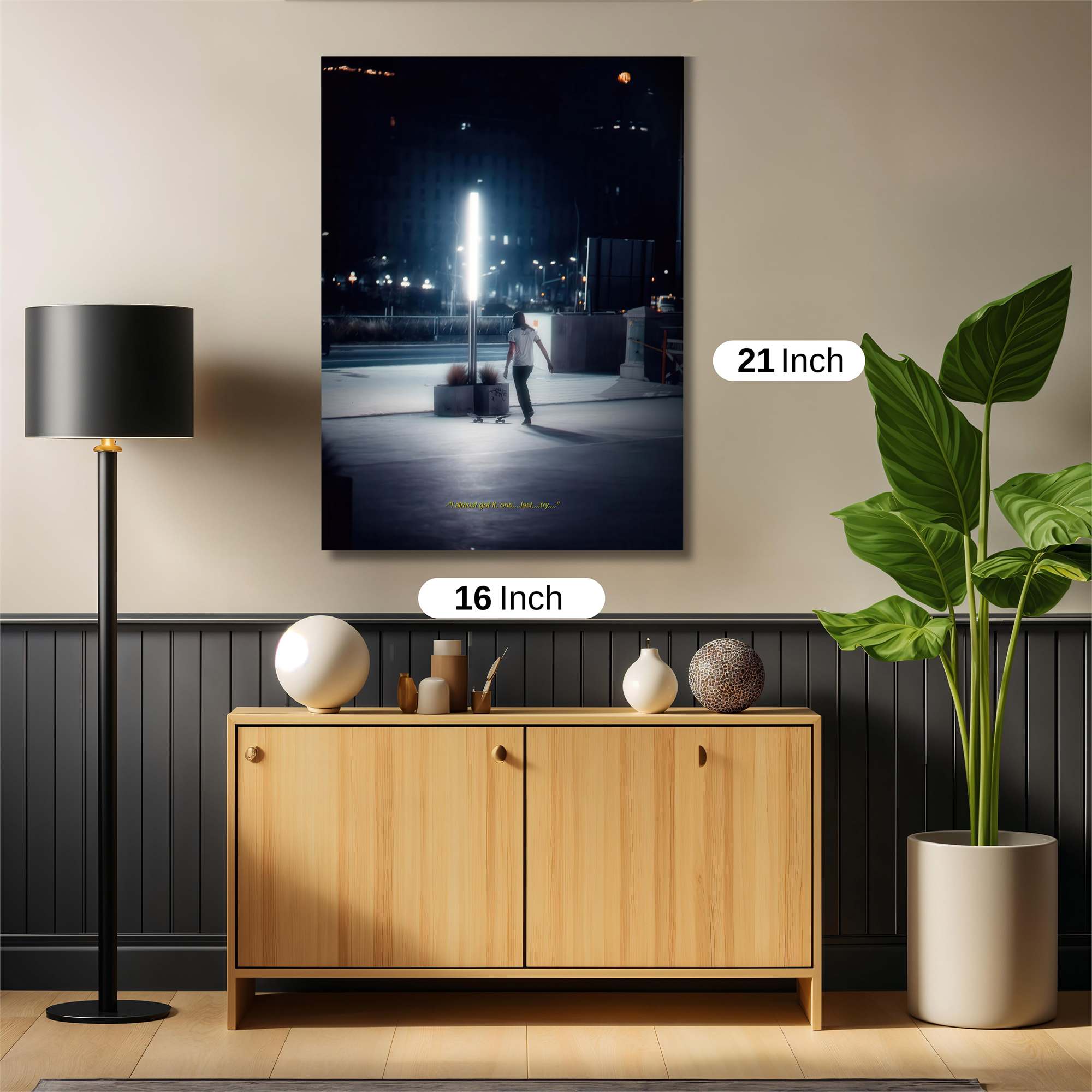 Night Skate Safe Wall Magnetic / M