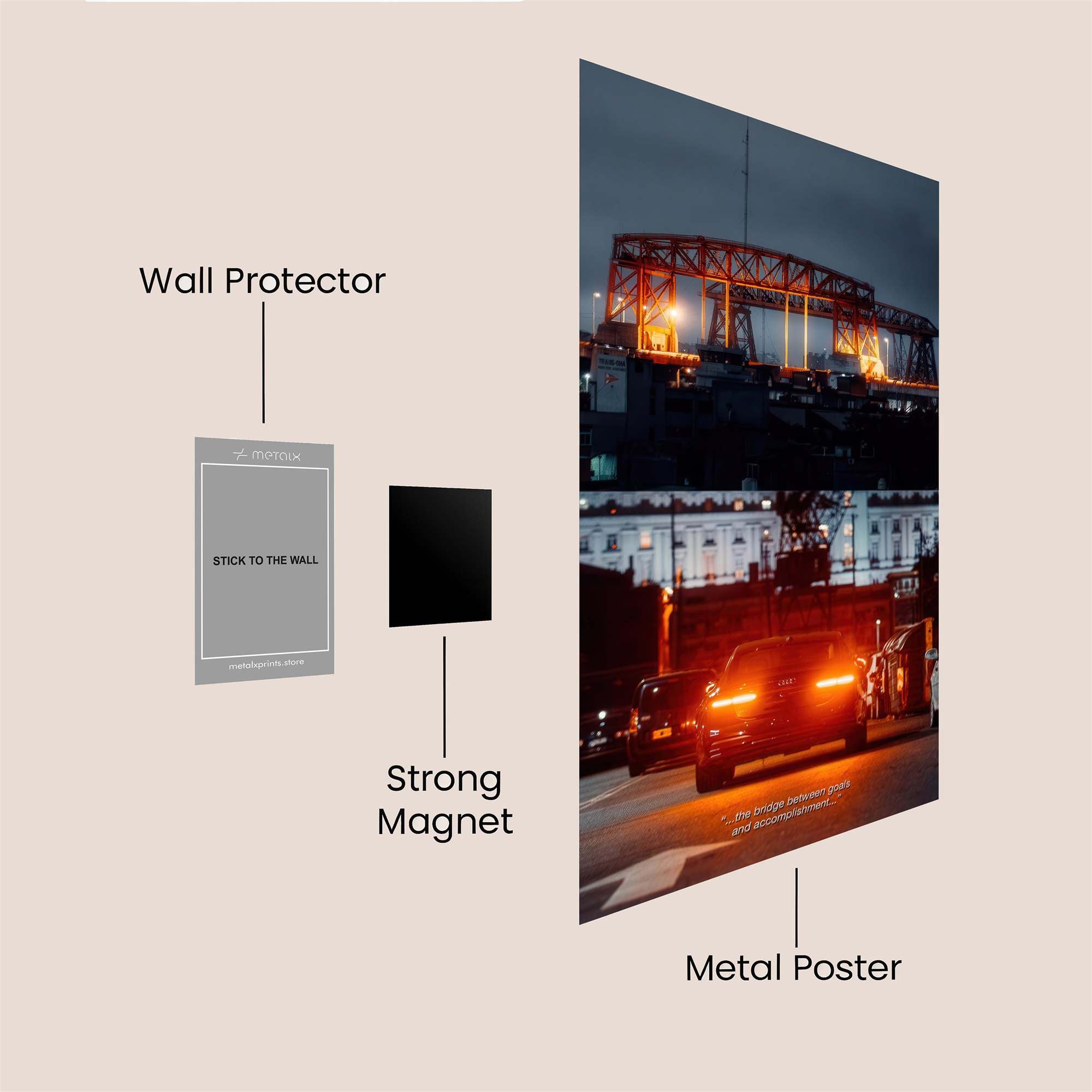 Bridge Glow Safe Wall Magnetic / M