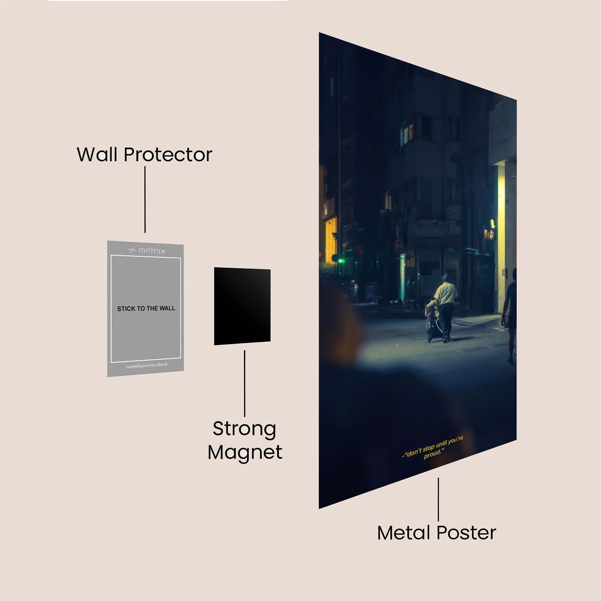 Night Whispers Safe Wall Magnetic / M