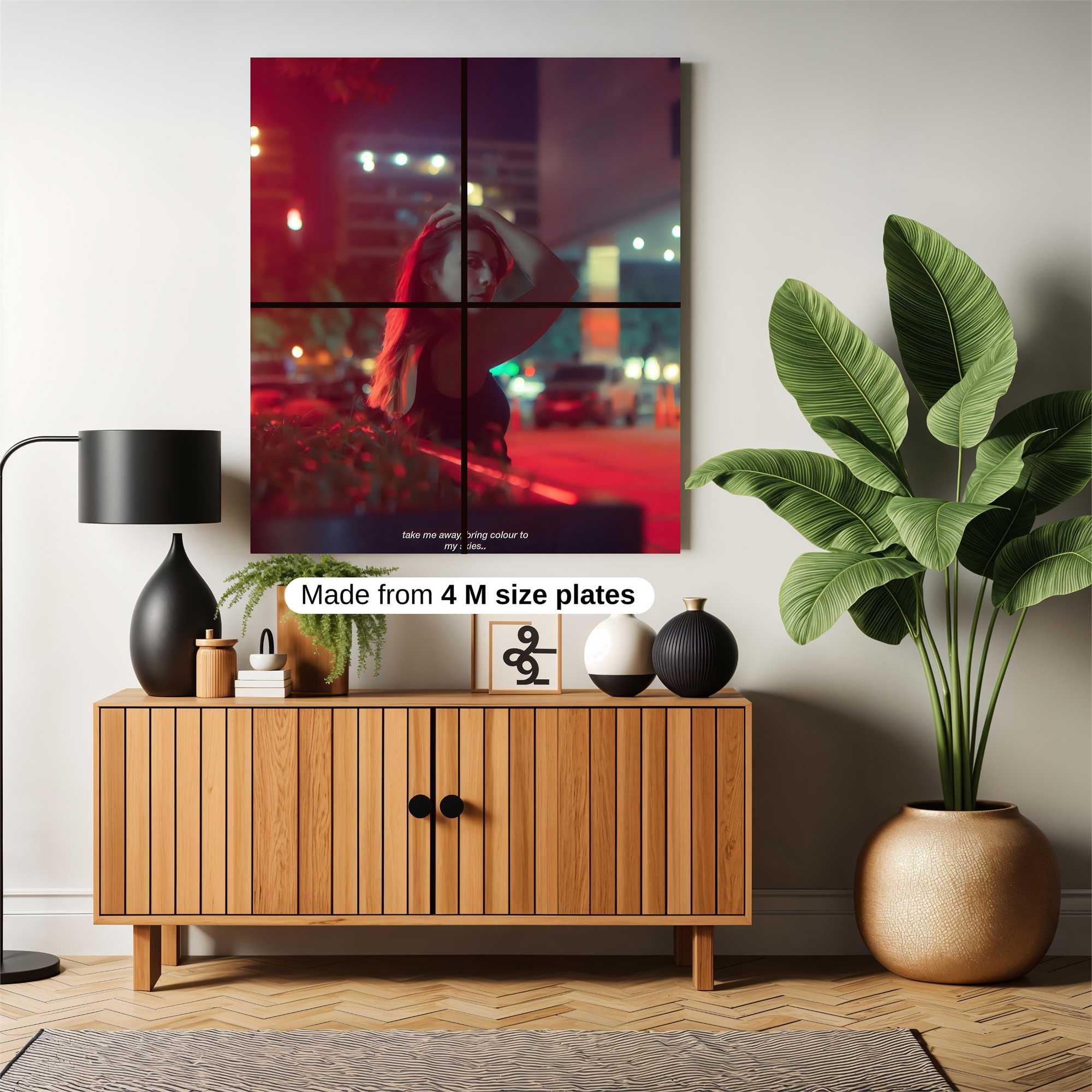 Neon Serenity Safe Wall Magnetic / M