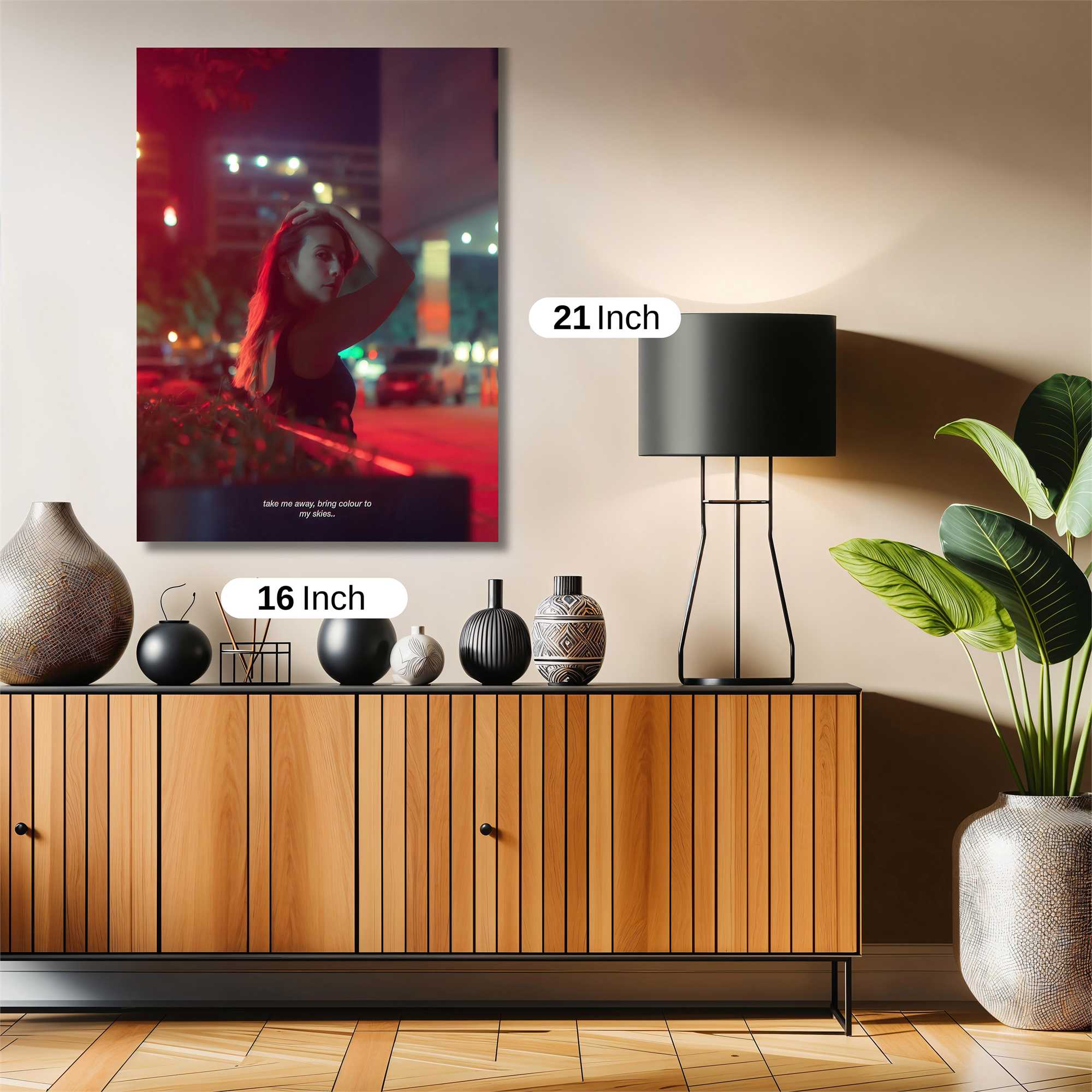 Neon Serenity Safe Wall Magnetic / M