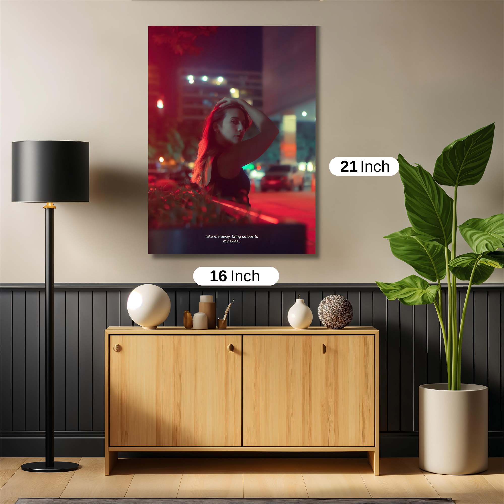 Neon Serenity Safe Wall Magnetic / M