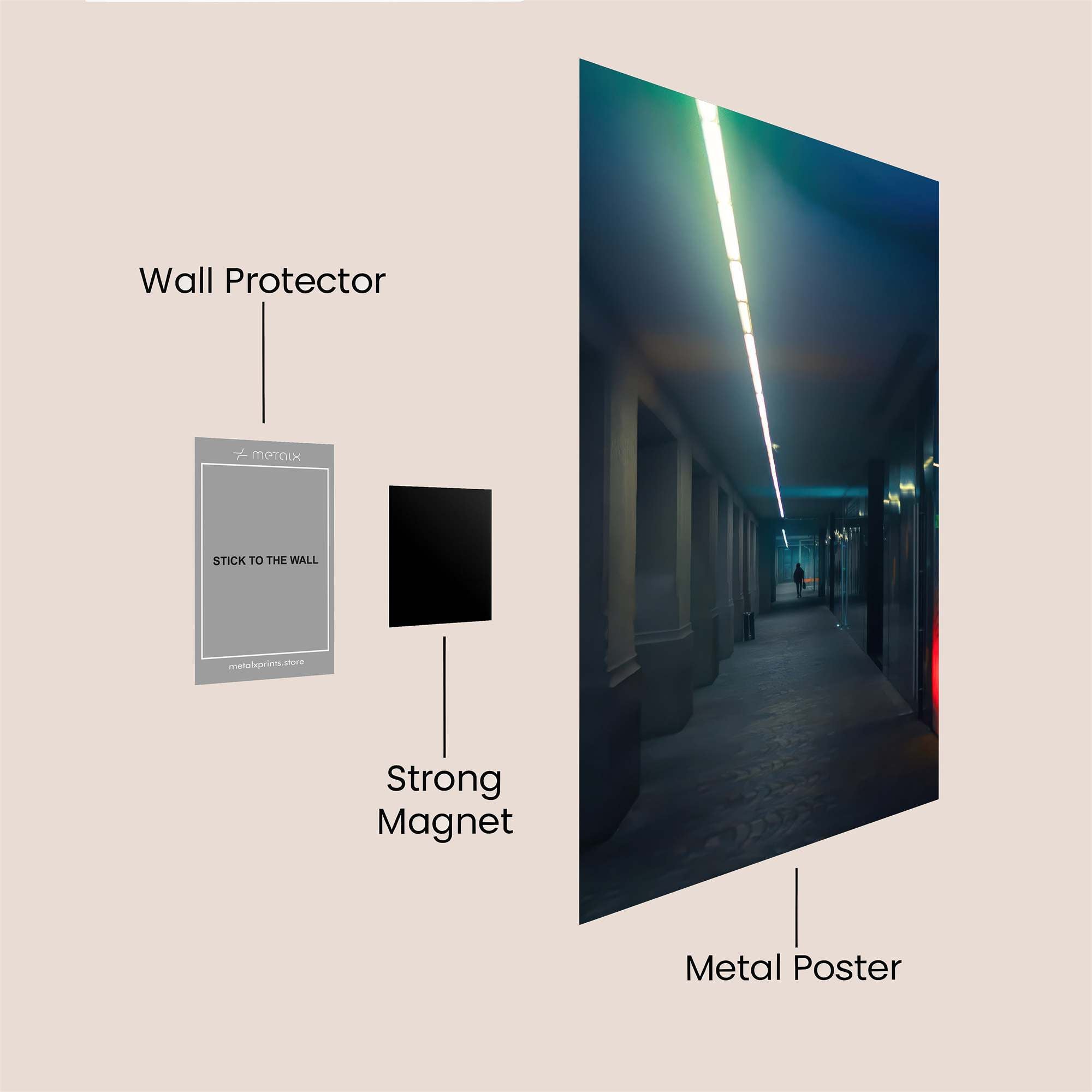 Corridor Mystery Safe Wall Magnetic / M